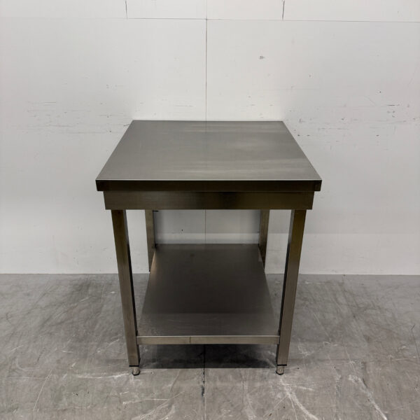 RVS Werktafel met onderschap 70 x 70 x 88 cm Horeca