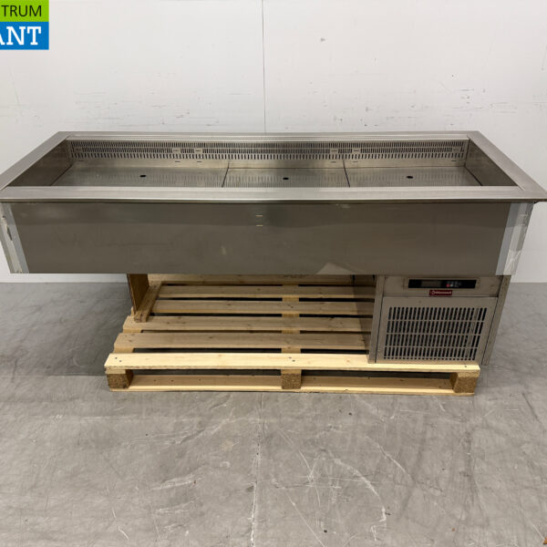 RVS Diamond Drop In Saladiere Koelbak 5 x 1/1 GN 176,5 cm Horeca