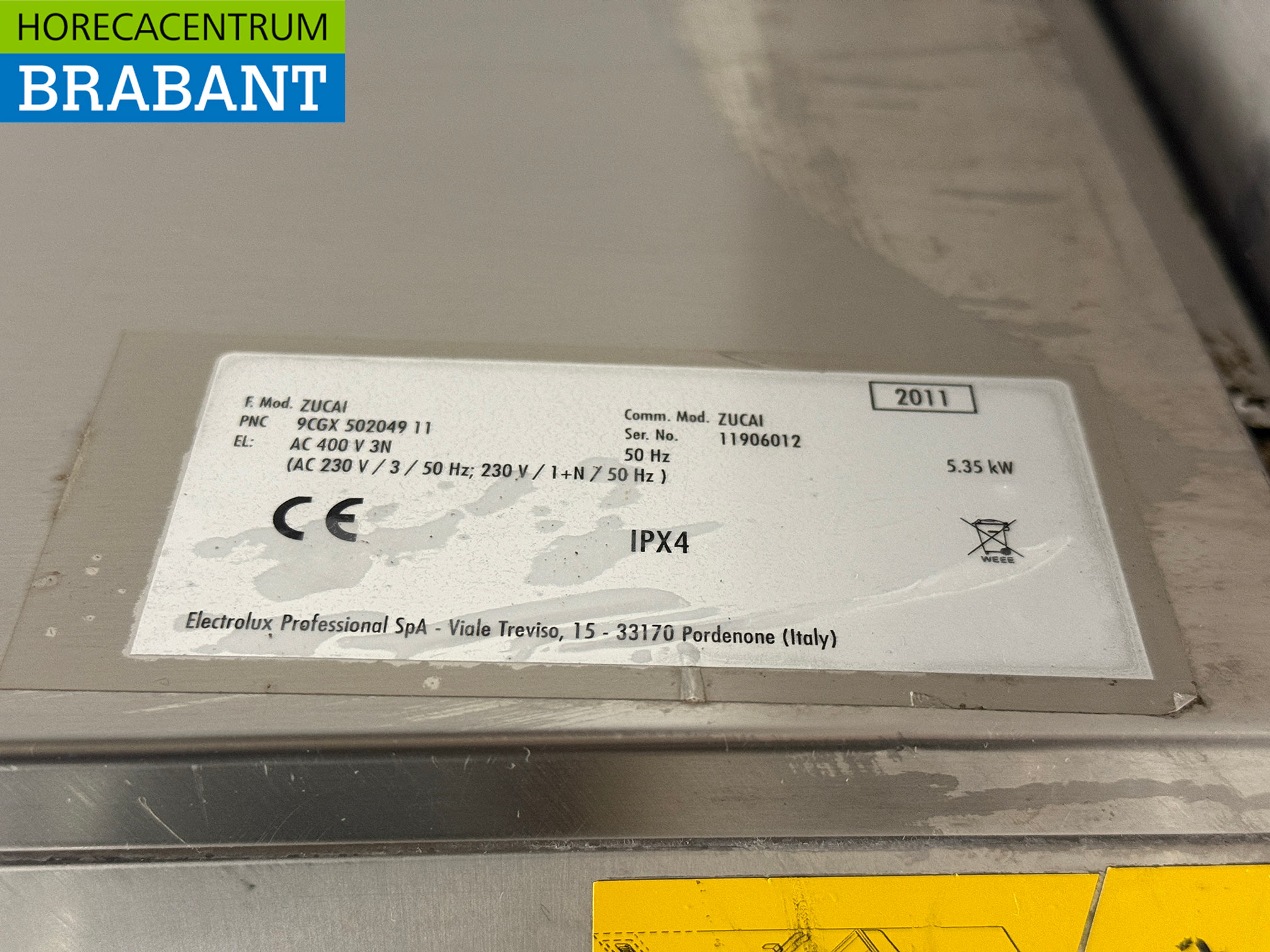 RVS Zanussi Vaatwasser 400V Horeca - Afbeelding 6