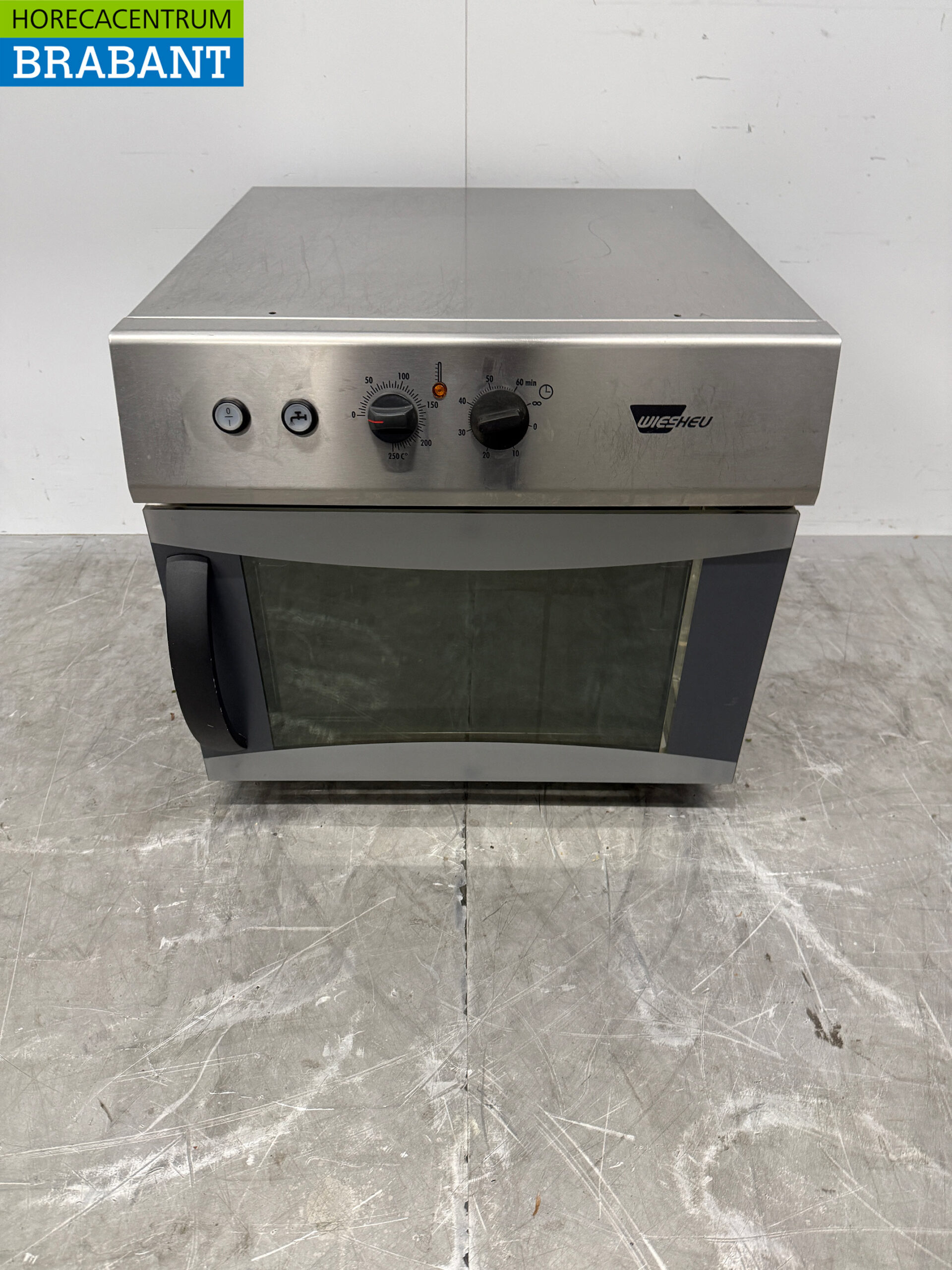 RVS Wiesheu Heteluchtoven 3 x 45/35 cm 230V Horeca