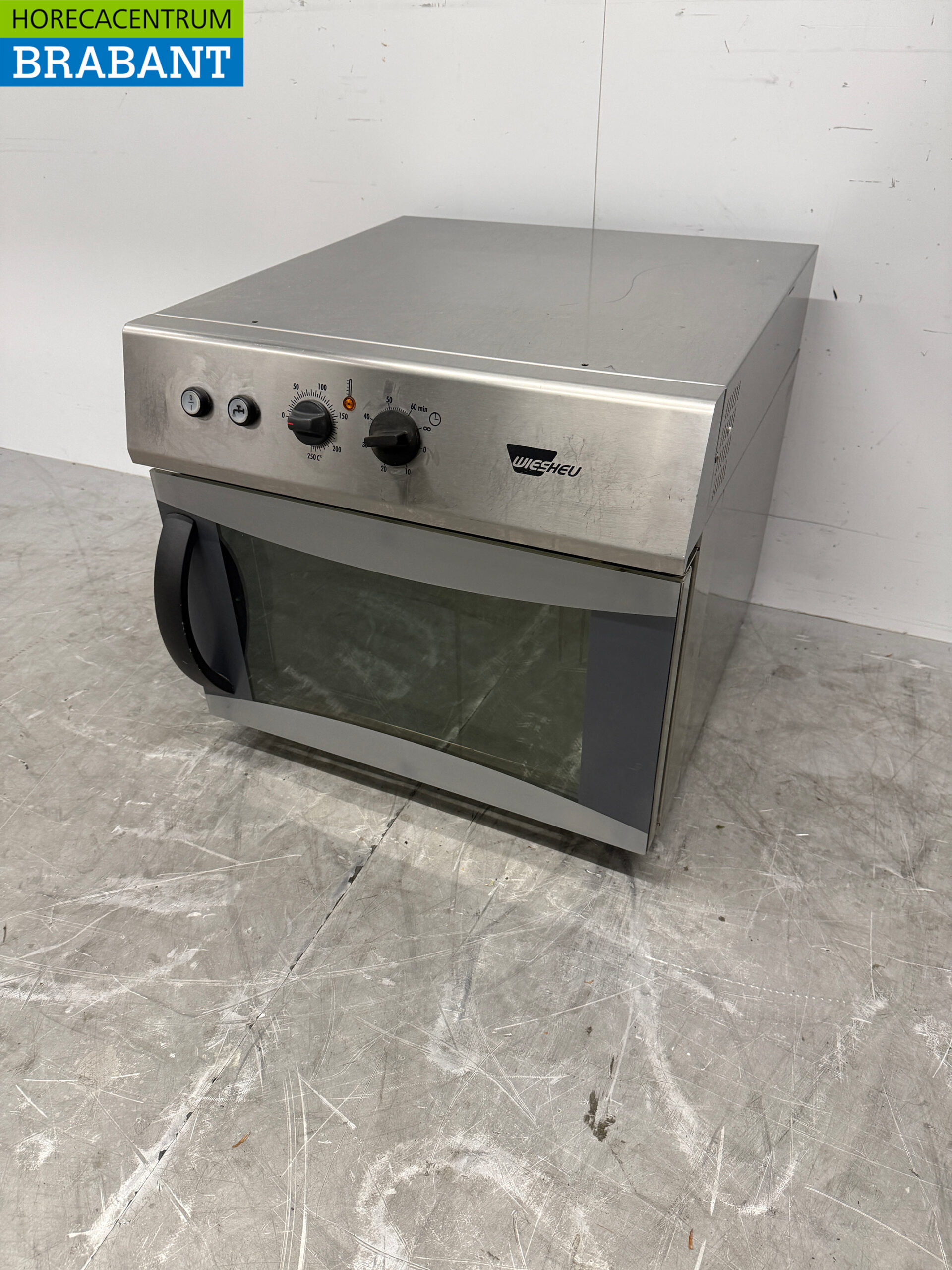 RVS Wiesheu Heteluchtoven 3 x 45/35 cm 230V Horeca - Afbeelding 2