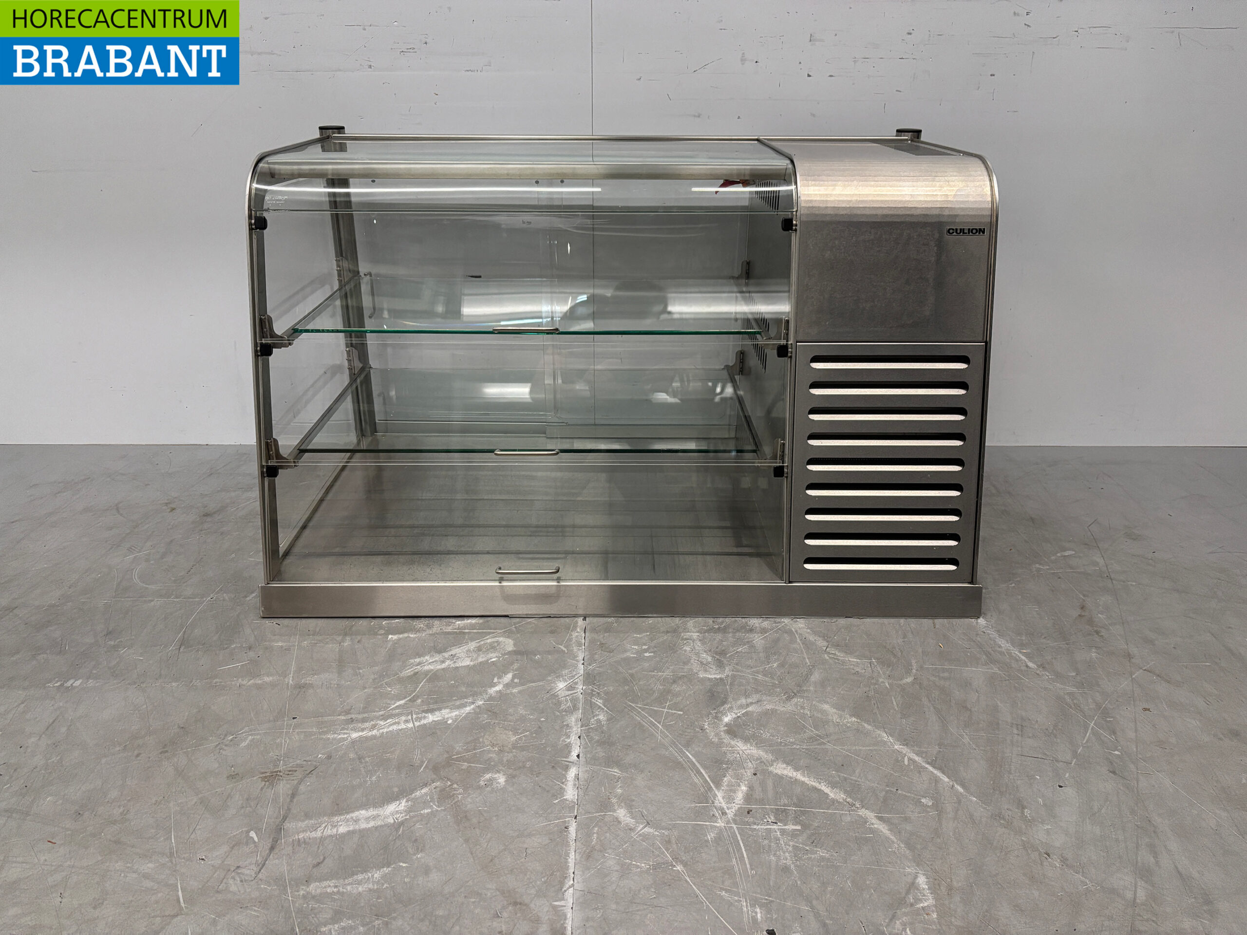 RVS Culion Koelvitrine 3 Kleppen 116 cm 230V Horeca