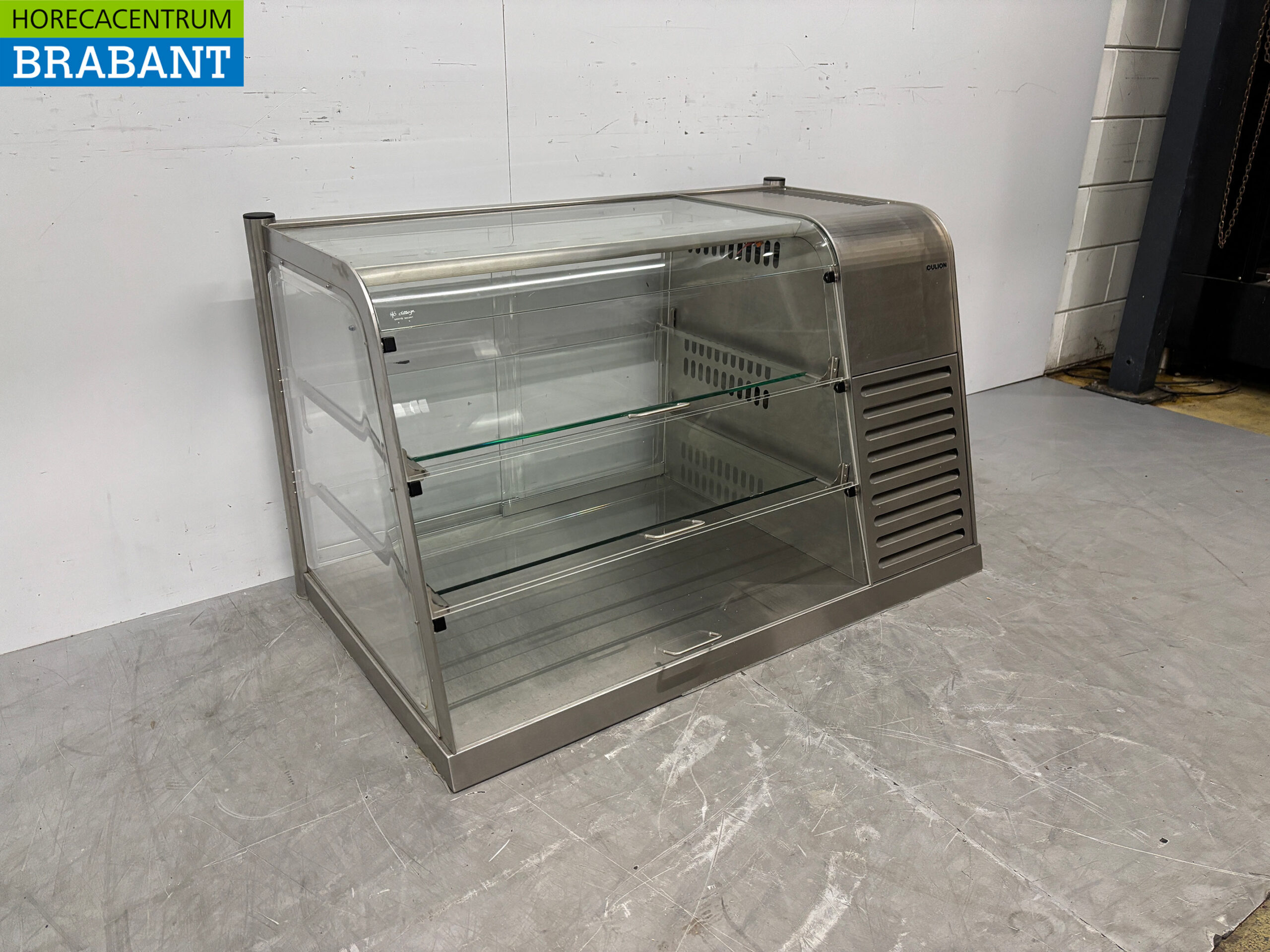 RVS Culion Koelvitrine 3 Kleppen 116 cm 230V Horeca - Afbeelding 3