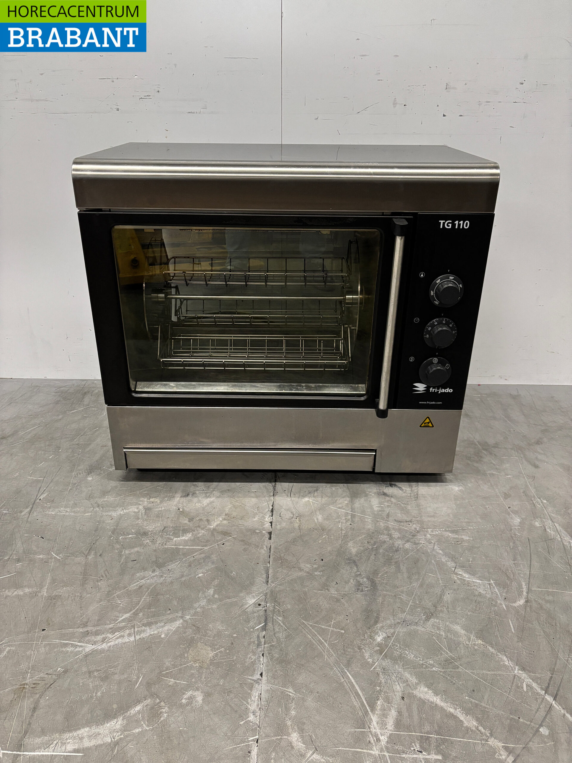 RVS Fri-Jado Rotisserie Kippengrill Grill 4 manden 400V Horeca