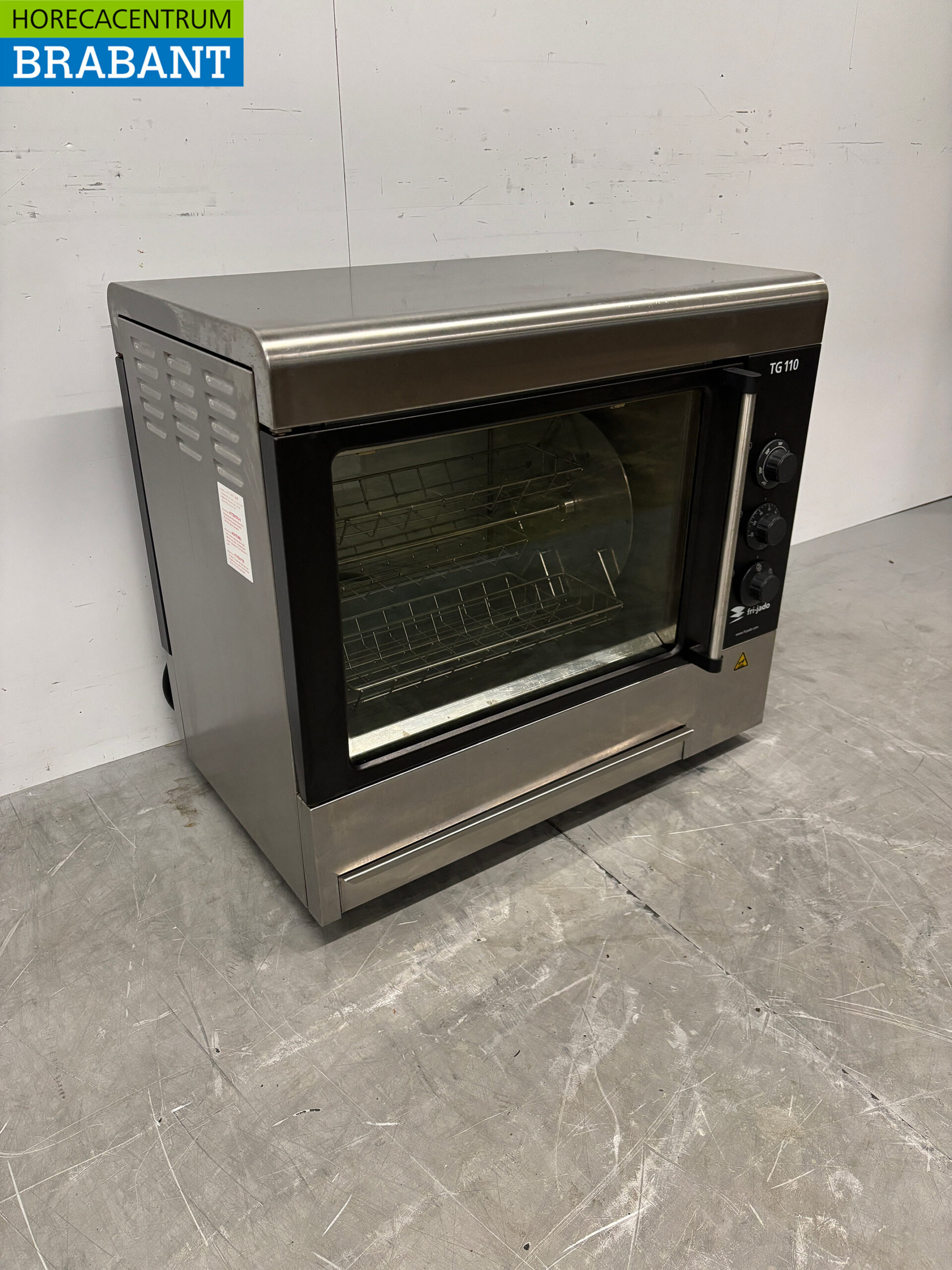RVS Fri-Jado Rotisserie Kippengrill Grill 4 manden 400V Horeca - Afbeelding 3