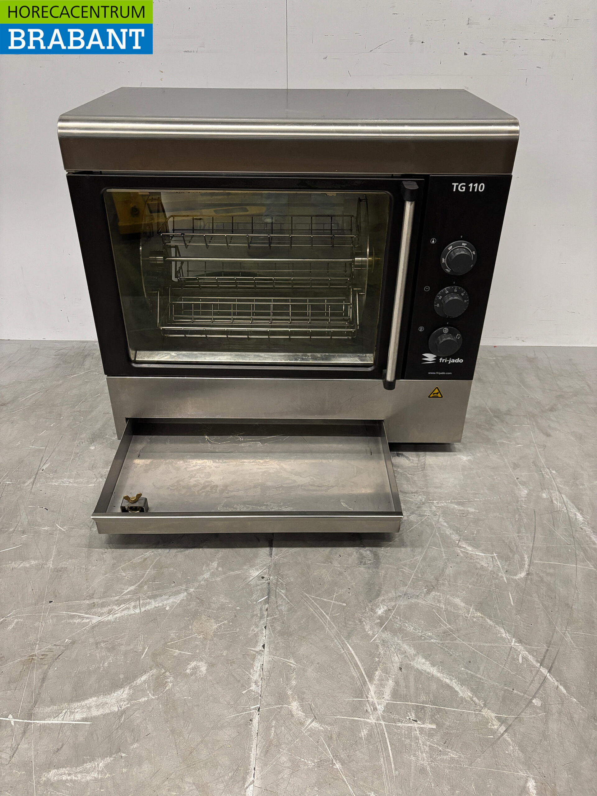 RVS Fri-Jado Rotisserie Kippengrill Grill 4 manden 400V Horeca - Afbeelding 4
