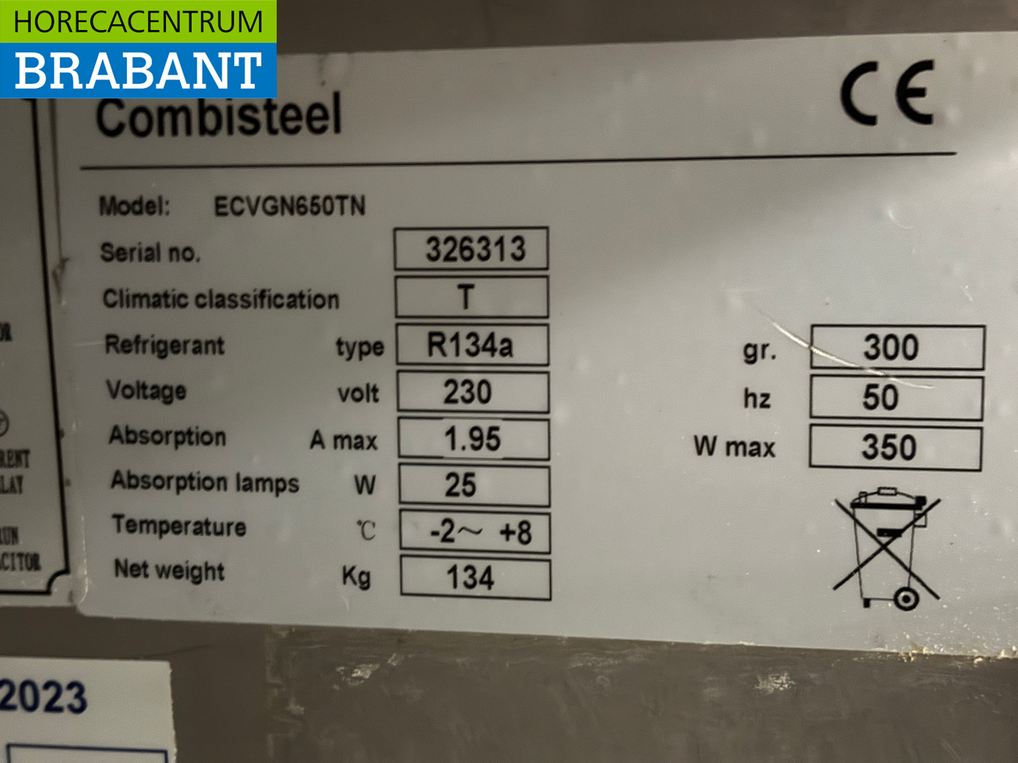 RVS Combisteel Koeling 650 liter 230V Horeca - Afbeelding 5