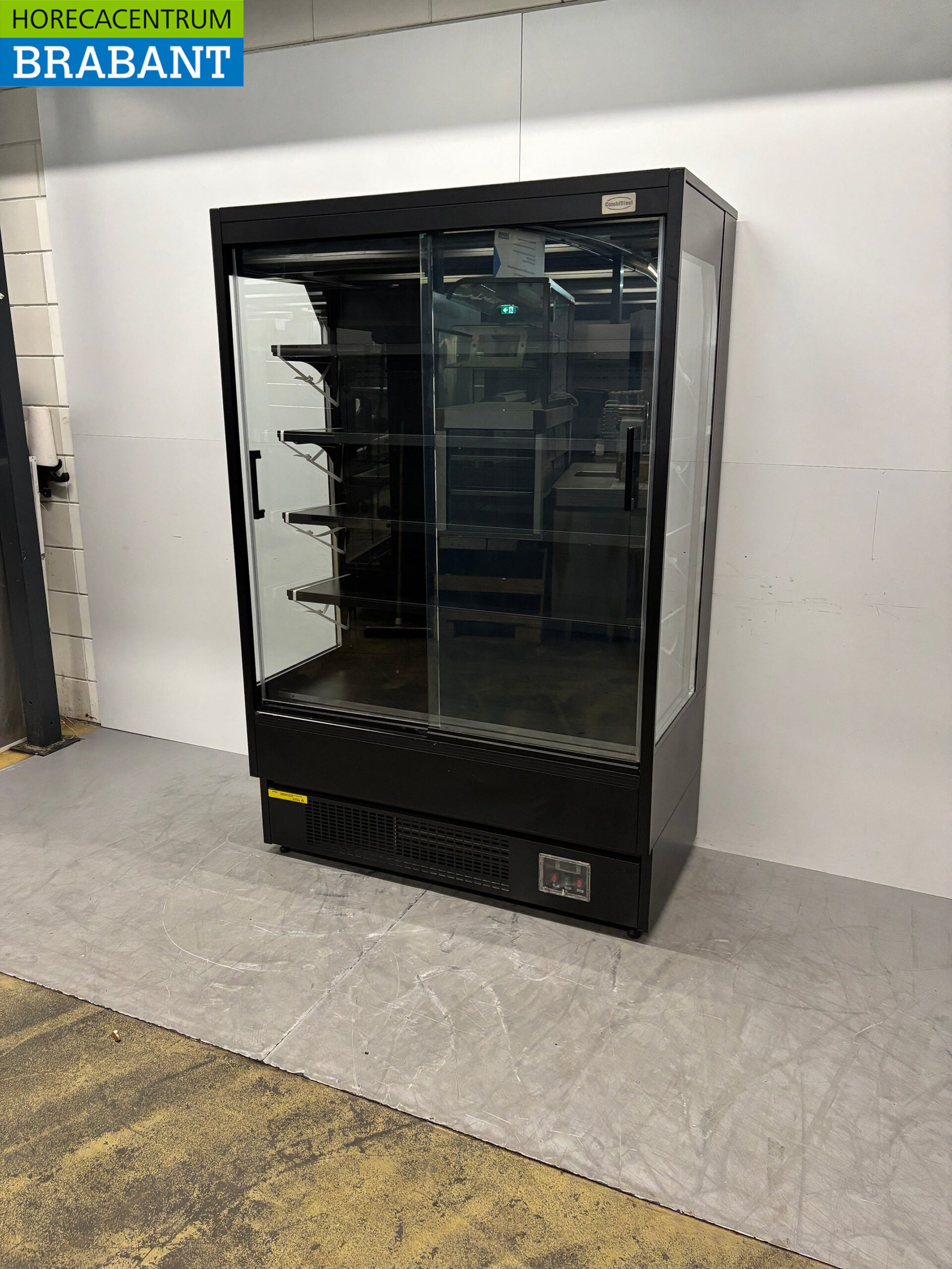 Combisteel Wandkoeling 2 Schuifdeuren 132 cm 230V Horeca - Afbeelding 2