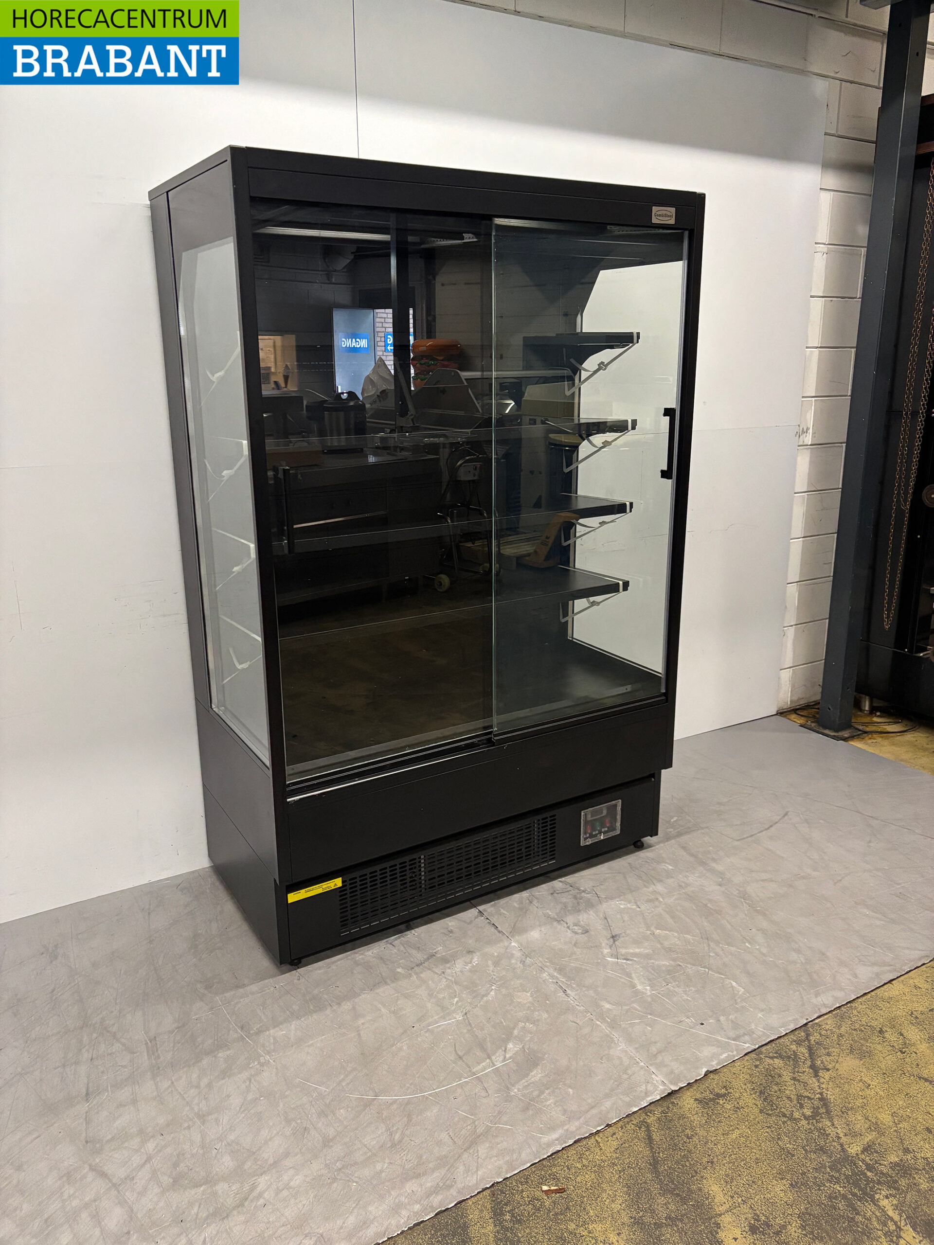 Combisteel Wandkoeling 2 Schuifdeuren 132 cm 230V Horeca - Afbeelding 3