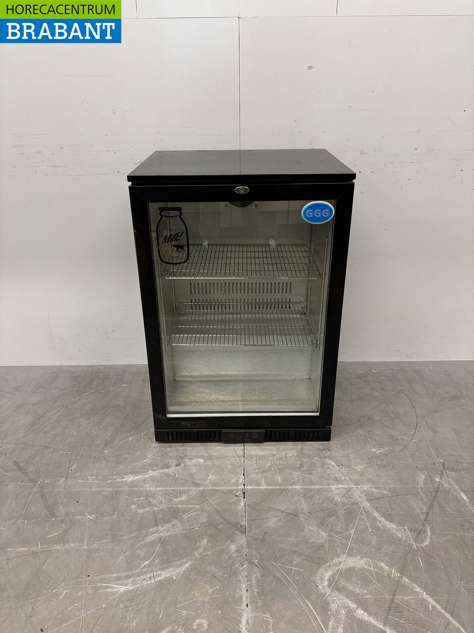 GGG Barkoeling 1 Glazen Klapdeur 138 liter 60 cm 230V Horeca