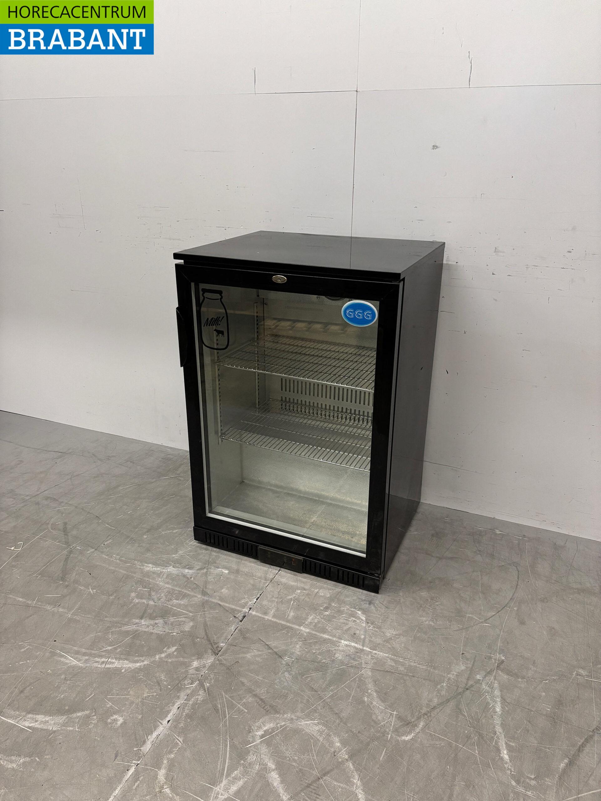 GGG Barkoeling 1 Glazen Klapdeur 138 liter 60 cm 230V Horeca - Afbeelding 2
