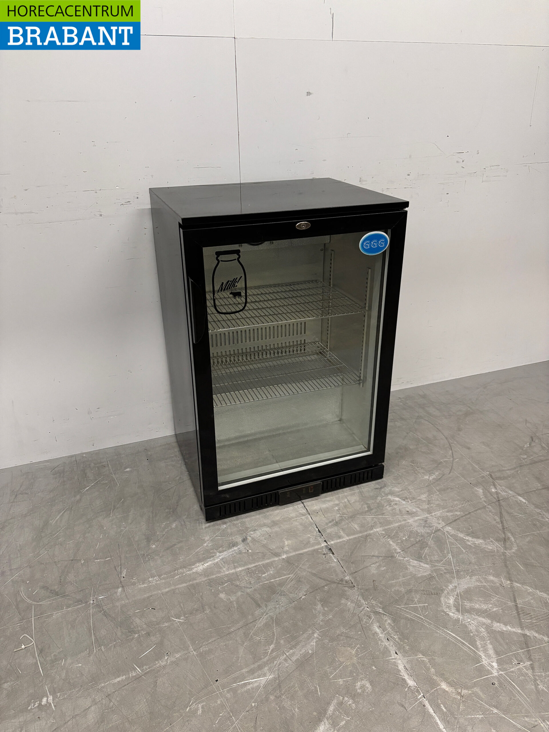 GGG Barkoeling 1 Glazen Klapdeur 138 liter 60 cm 230V Horeca - Afbeelding 3