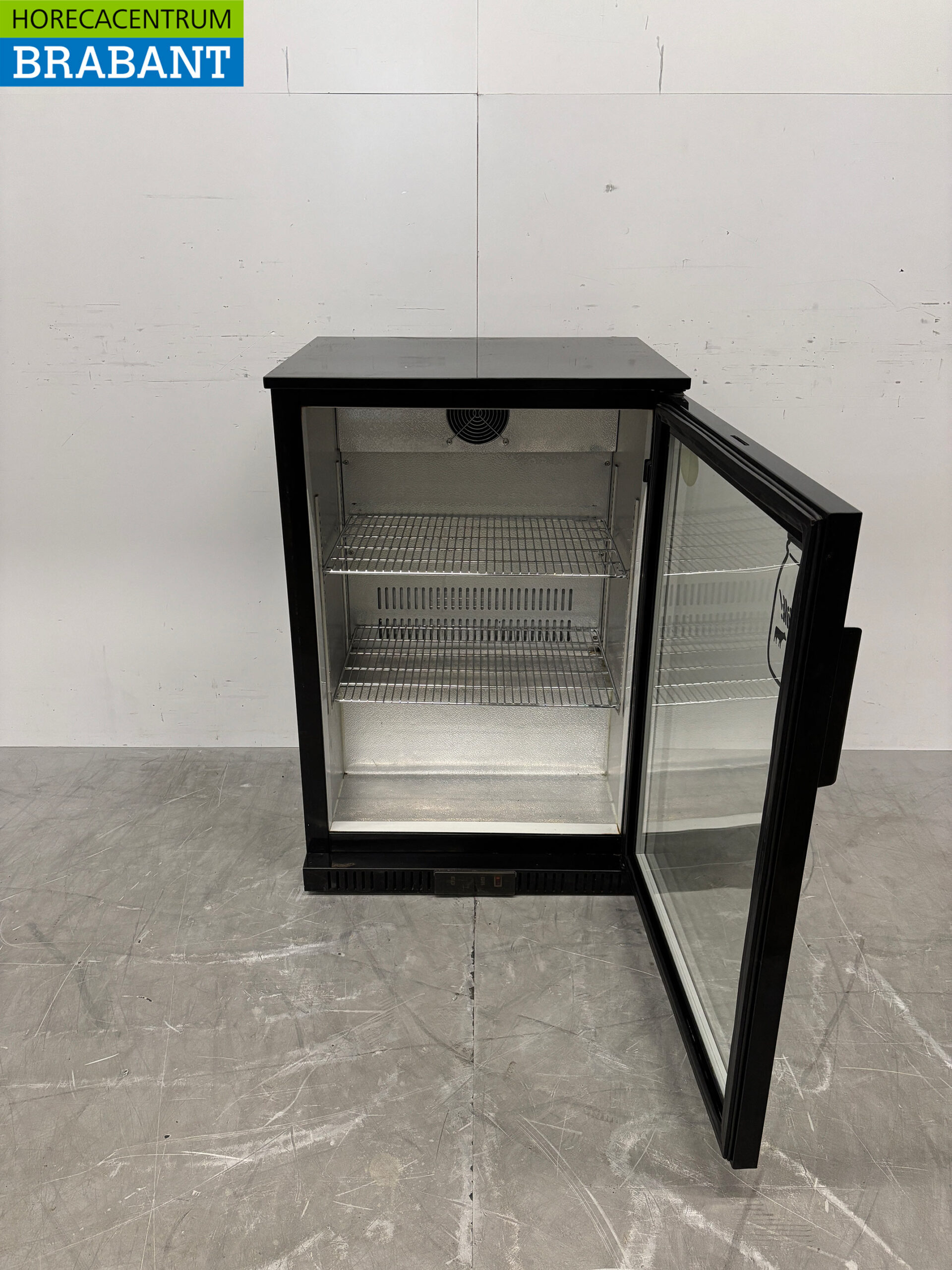 GGG Barkoeling 1 Glazen Klapdeur 138 liter 60 cm 230V Horeca - Afbeelding 4