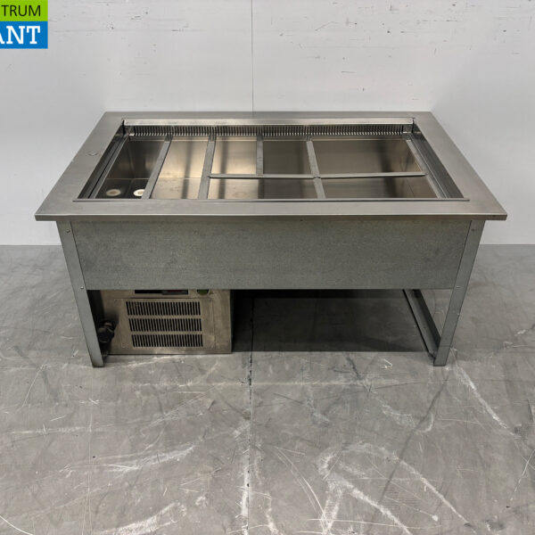 RVS Drop In Saladiere Koelbak 3 x 1/1 GN 114 cm Horeca