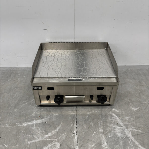 HCB RVS Bakplaat Grillplaat Gladde bakplaat Glad 60 cm PROPAAN Horeca