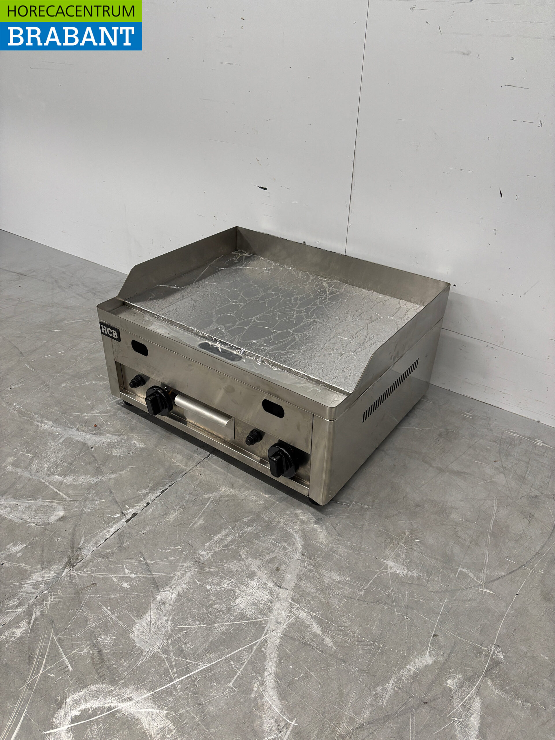 HCB RVS Bakplaat Grillplaat Gladde bakplaat Glad 60 cm PROPAAN Horeca - Afbeelding 2