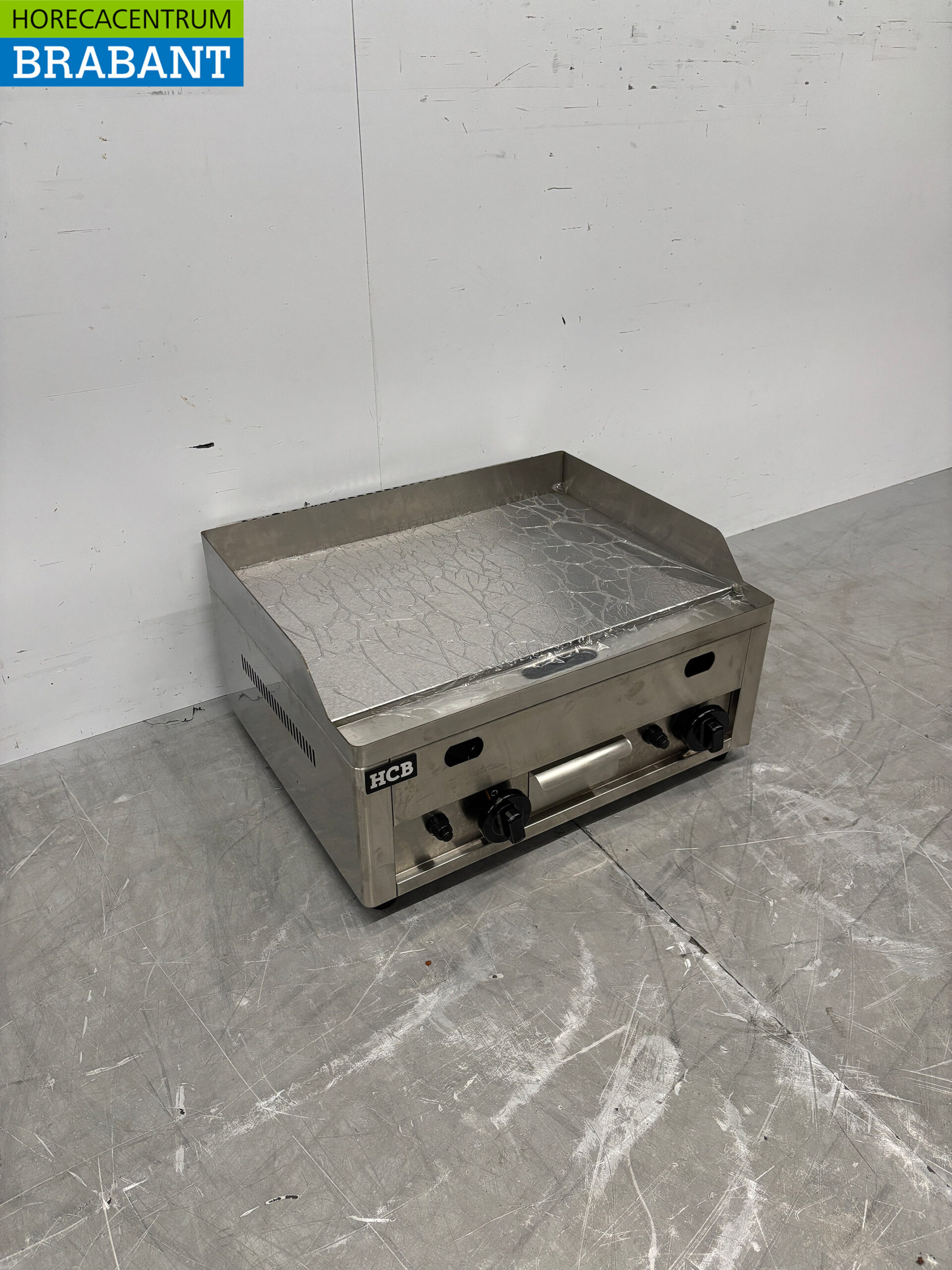 HCB RVS Bakplaat Grillplaat Gladde bakplaat Glad 60 cm PROPAAN Horeca - Afbeelding 3