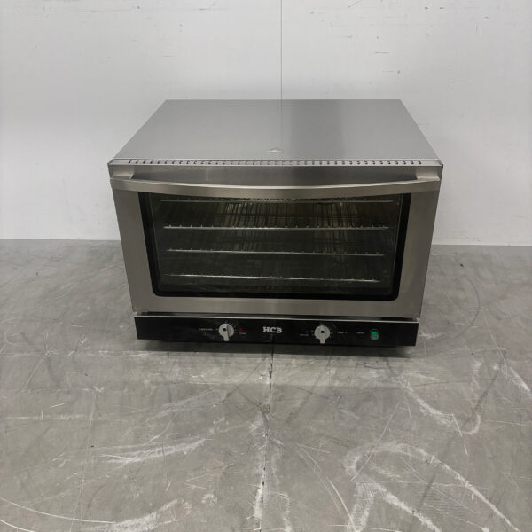 RVS Heteluchtoven Convectie Oven Afbakoven Vochtinjectie 4 x 60/40 cm 110 liter 400V Horeca