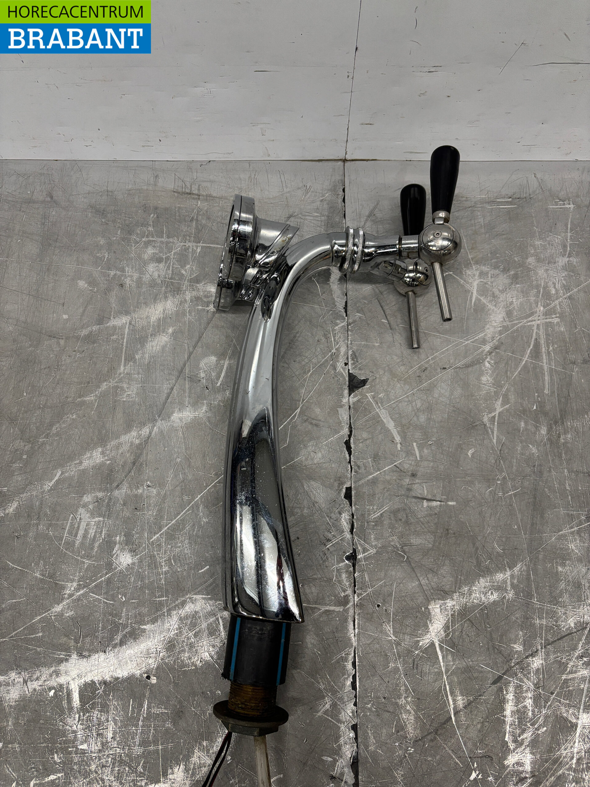 RVS Biertap Tapkraan Tapzuil 2 Kranen Horeca Cafe