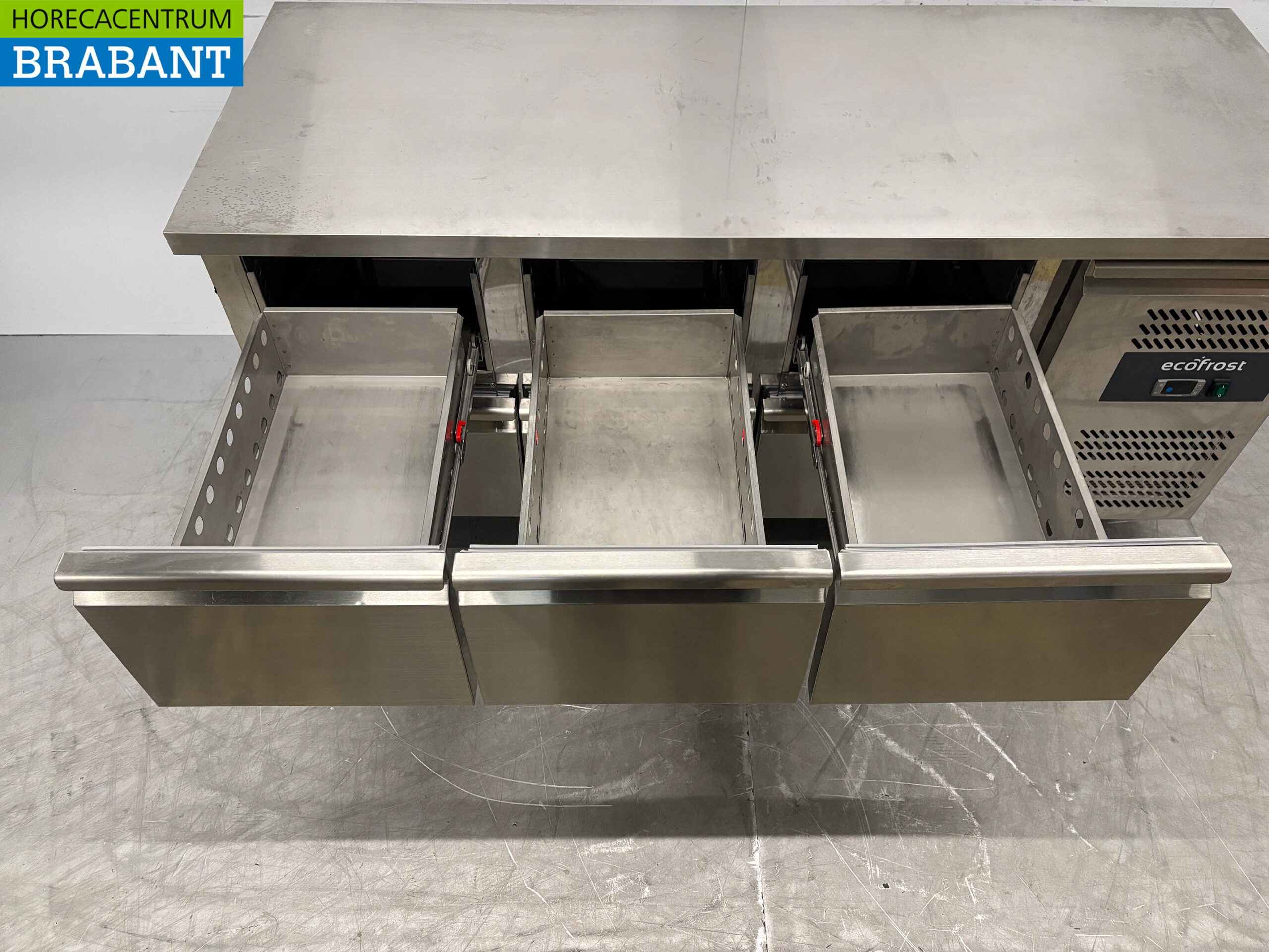 RVS Ecofrost Koelwerkbank 6 laden 179 cm 230V Horeca - Afbeelding 5