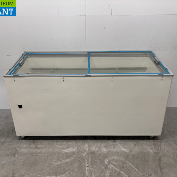 Verrijdbare Combisteel Cuba Schepijsvitrine 13 bakken 230V Horeca