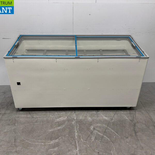 Verrijdbare Combisteel Cuba Schepijsvitrine 13 bakken 230V Horeca