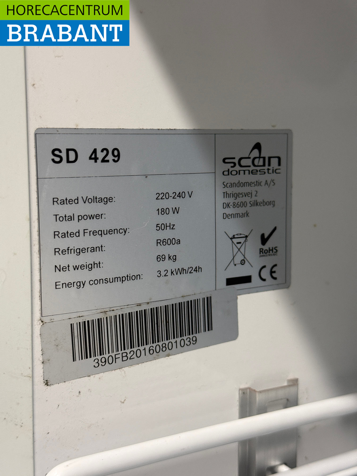 Scan Domestic Glasdeurkoeling 394 liter 230V Horeca - Afbeelding 5