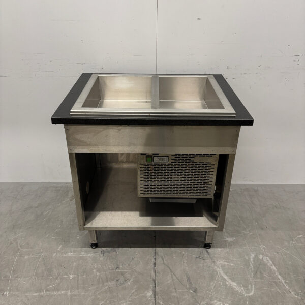 RVS Saladiere Koelbak 2 x 1/1 GN 86,5 cm 230V Horeca