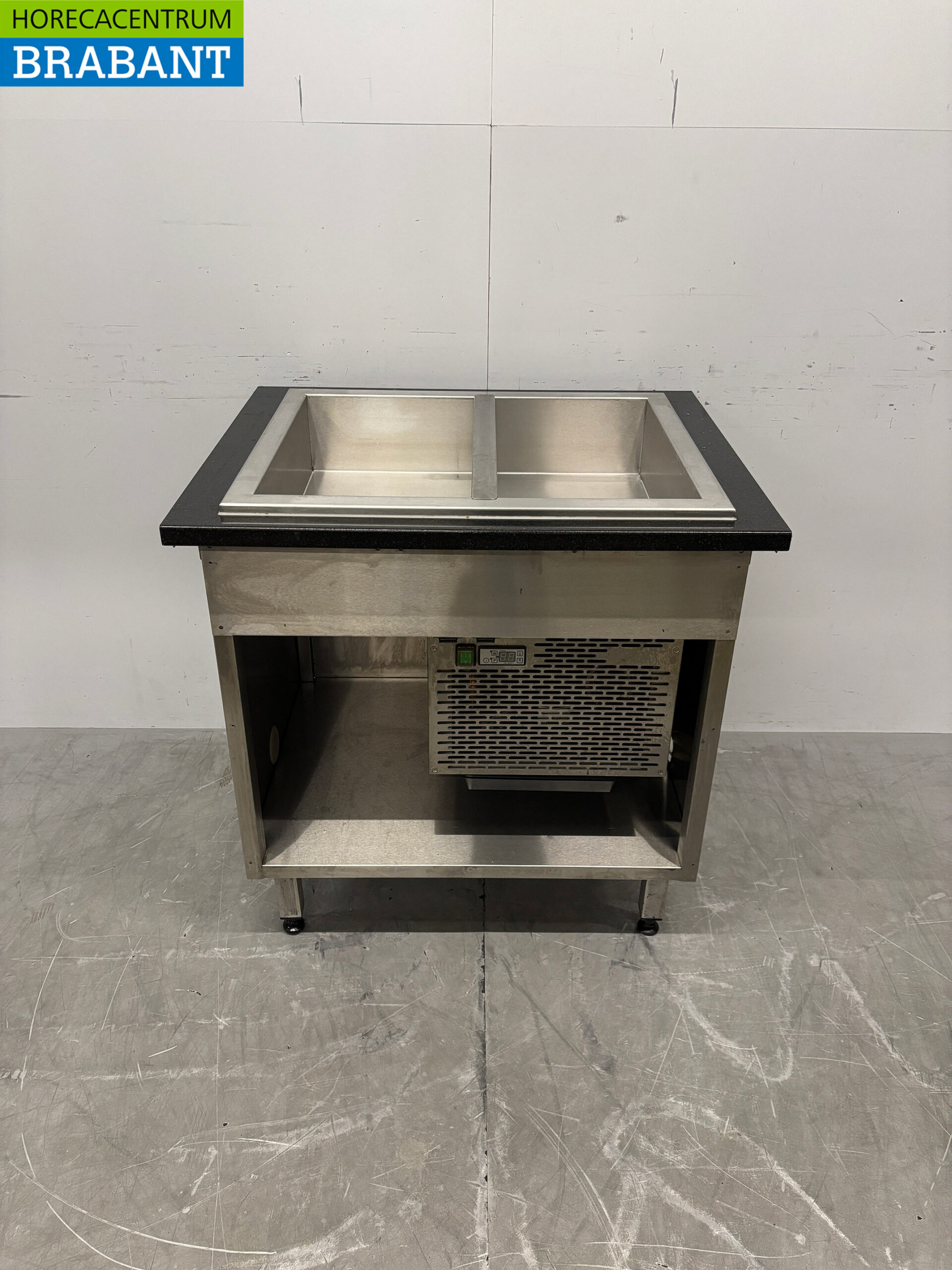 RVS Saladiere Koelbak 2 x 1/1 GN 86,5 cm 230V Horeca
