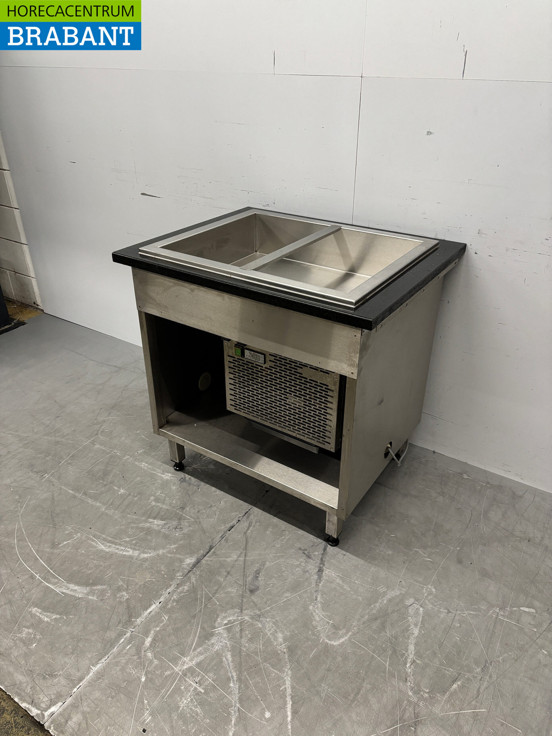 RVS Saladiere Koelbak 2 x 1/1 GN 86,5 cm 230V Horeca - Afbeelding 2