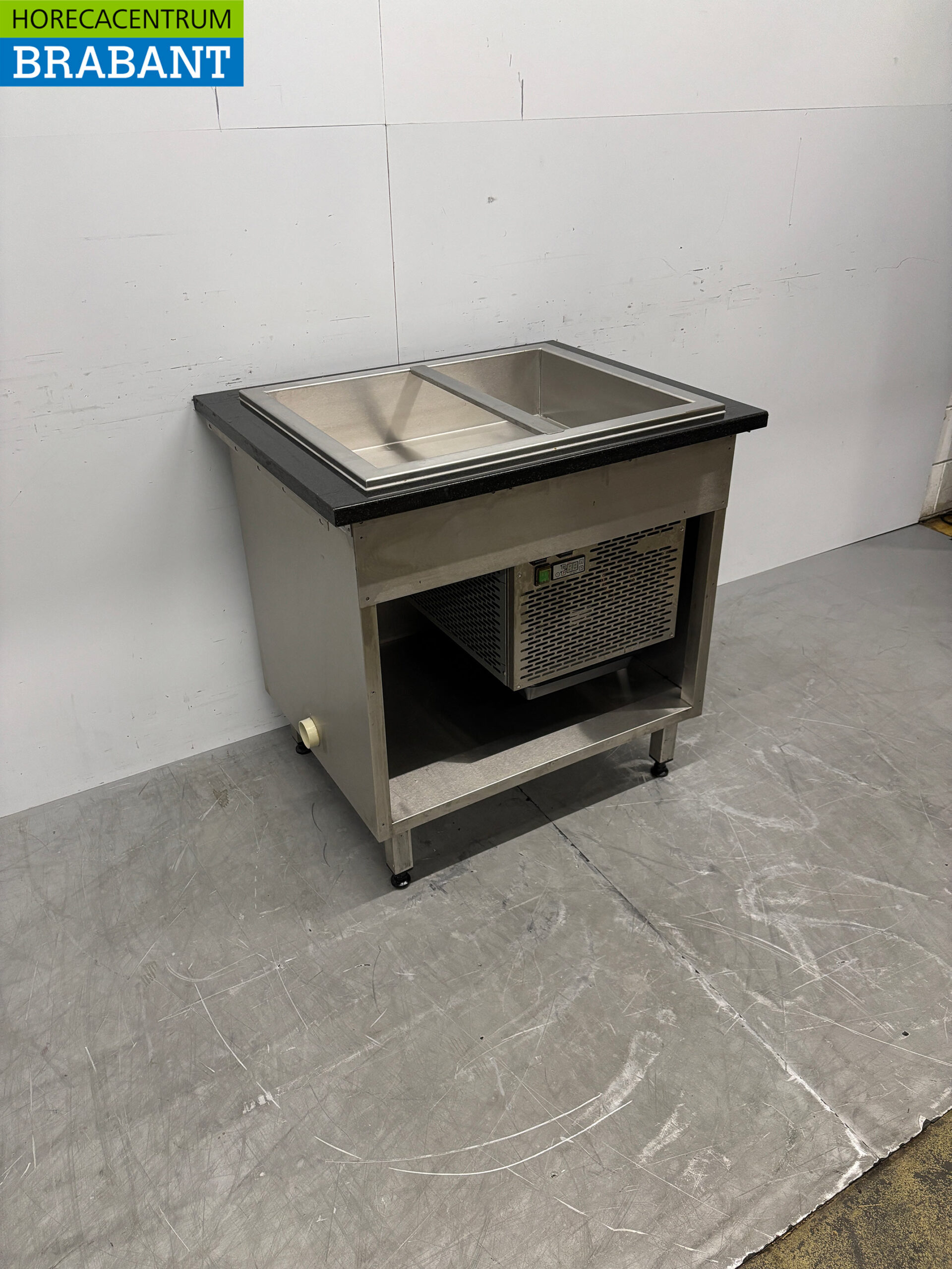 RVS Saladiere Koelbak 2 x 1/1 GN 86,5 cm 230V Horeca - Afbeelding 3