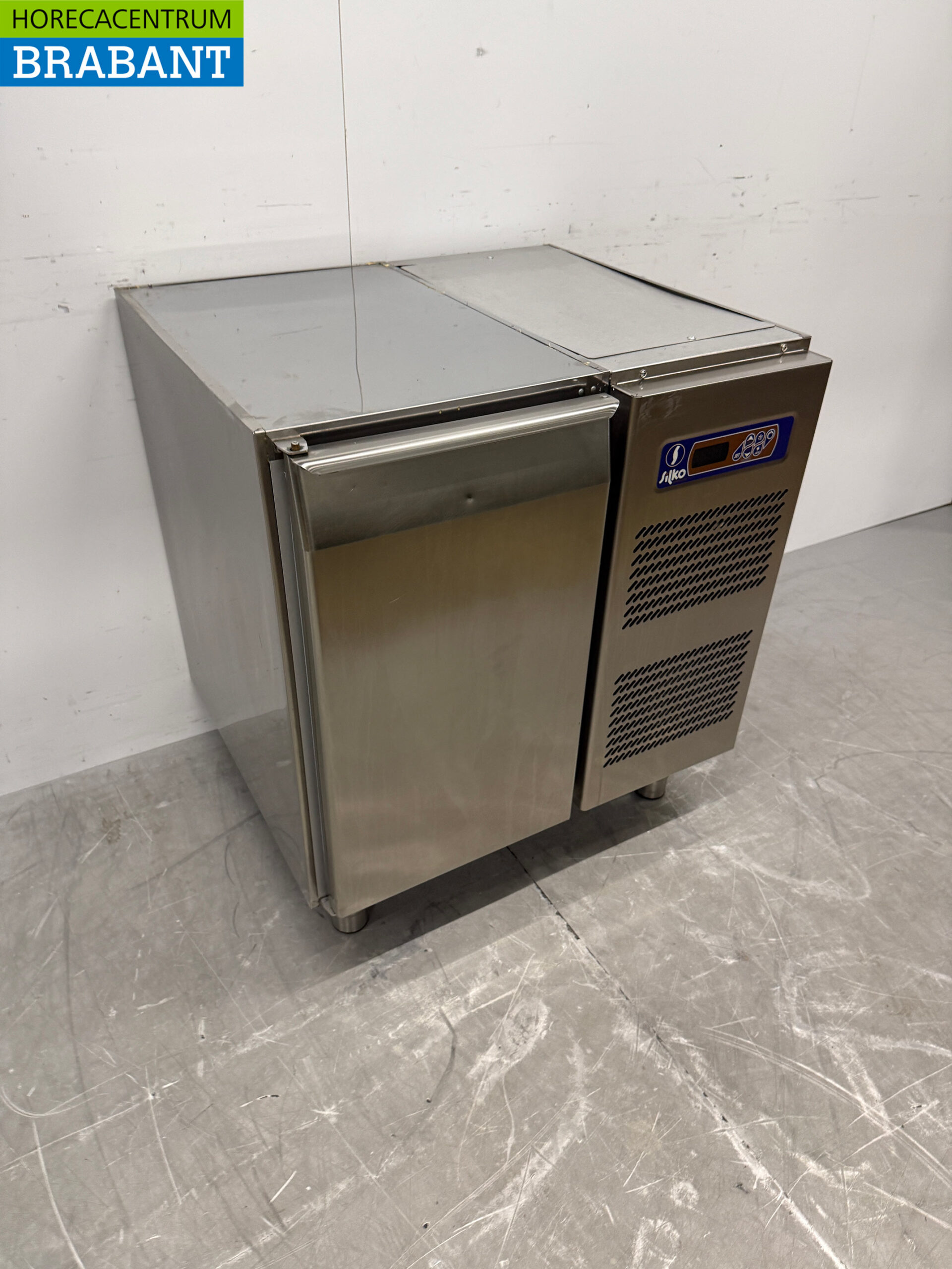 RVS Silko Koelwerkbank 1 Deur 76 cm 230V Horeca - Afbeelding 3