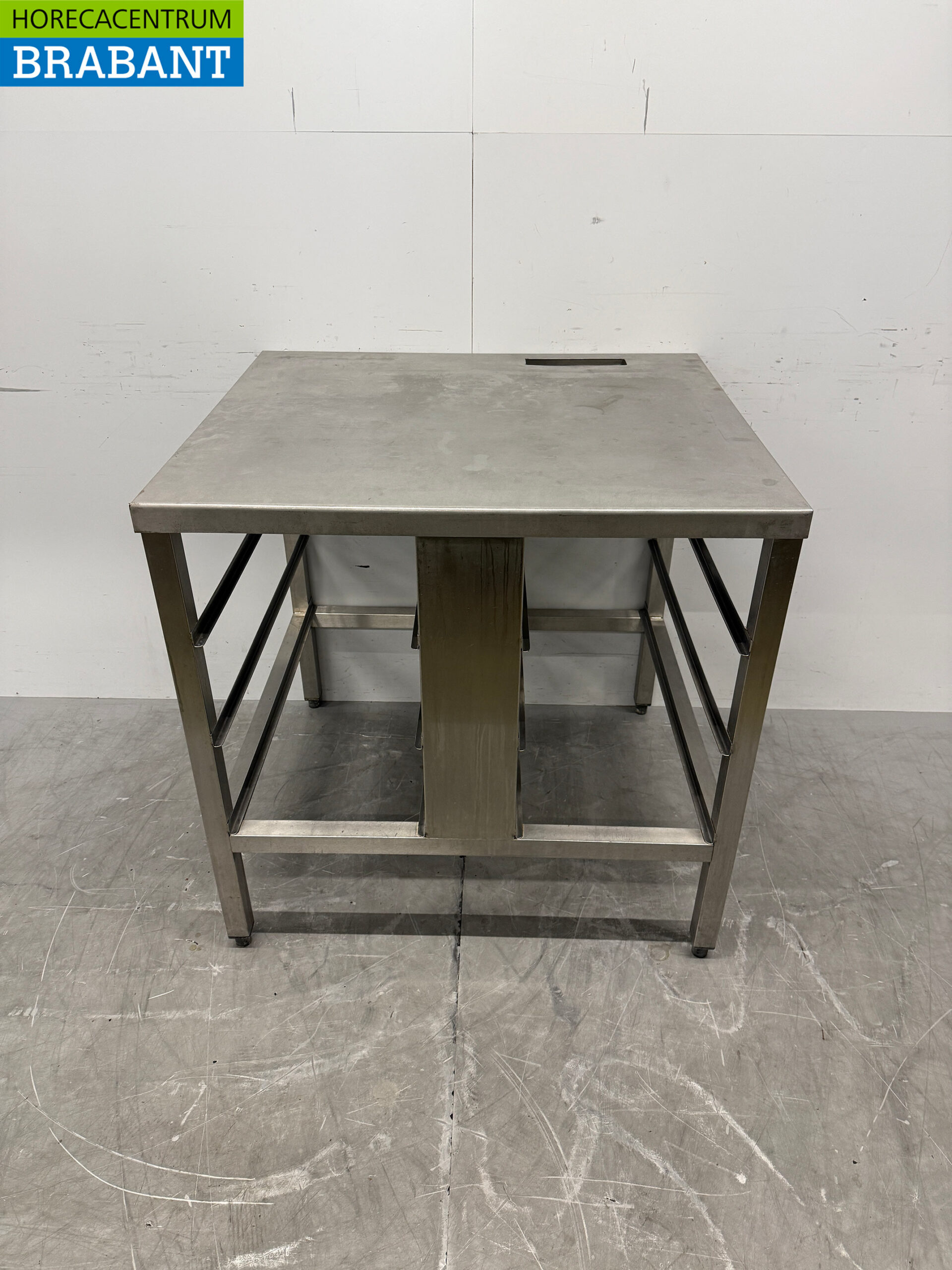 RVS Onderstel met regaal 91 x 80 x 91,5 cm Horeca
