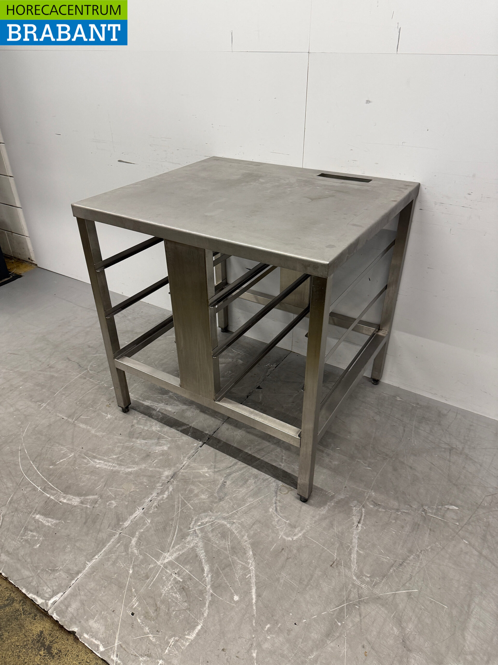 RVS Onderstel met regaal 91 x 80 x 91,5 cm Horeca - Afbeelding 2