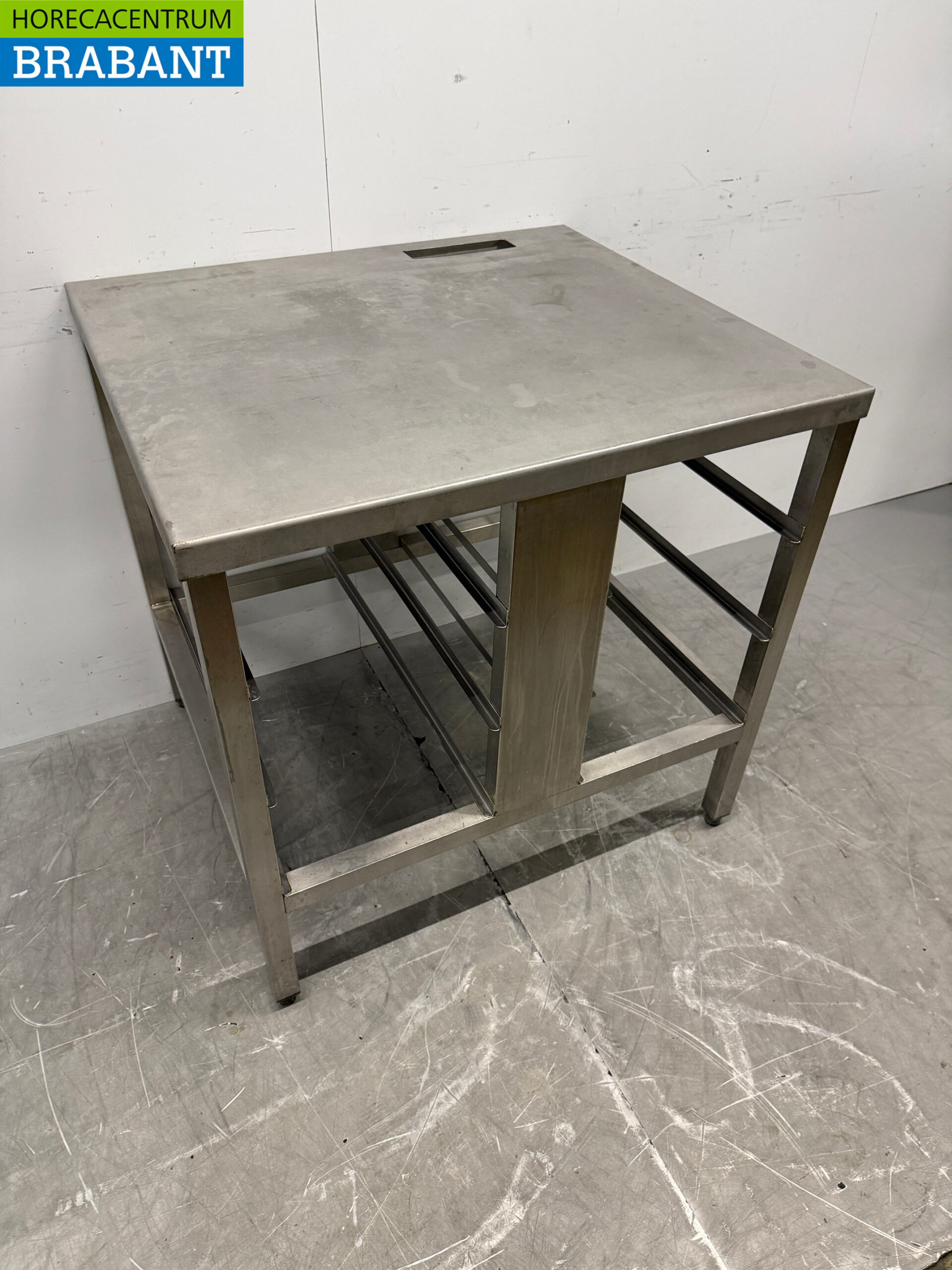 RVS Onderstel met regaal 91 x 80 x 91,5 cm Horeca - Afbeelding 3