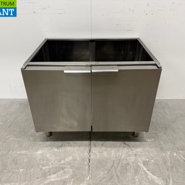 RVS Onderstel Onderkast 2 Deuren 80 x 61,5 x 62,5 cm Horeca