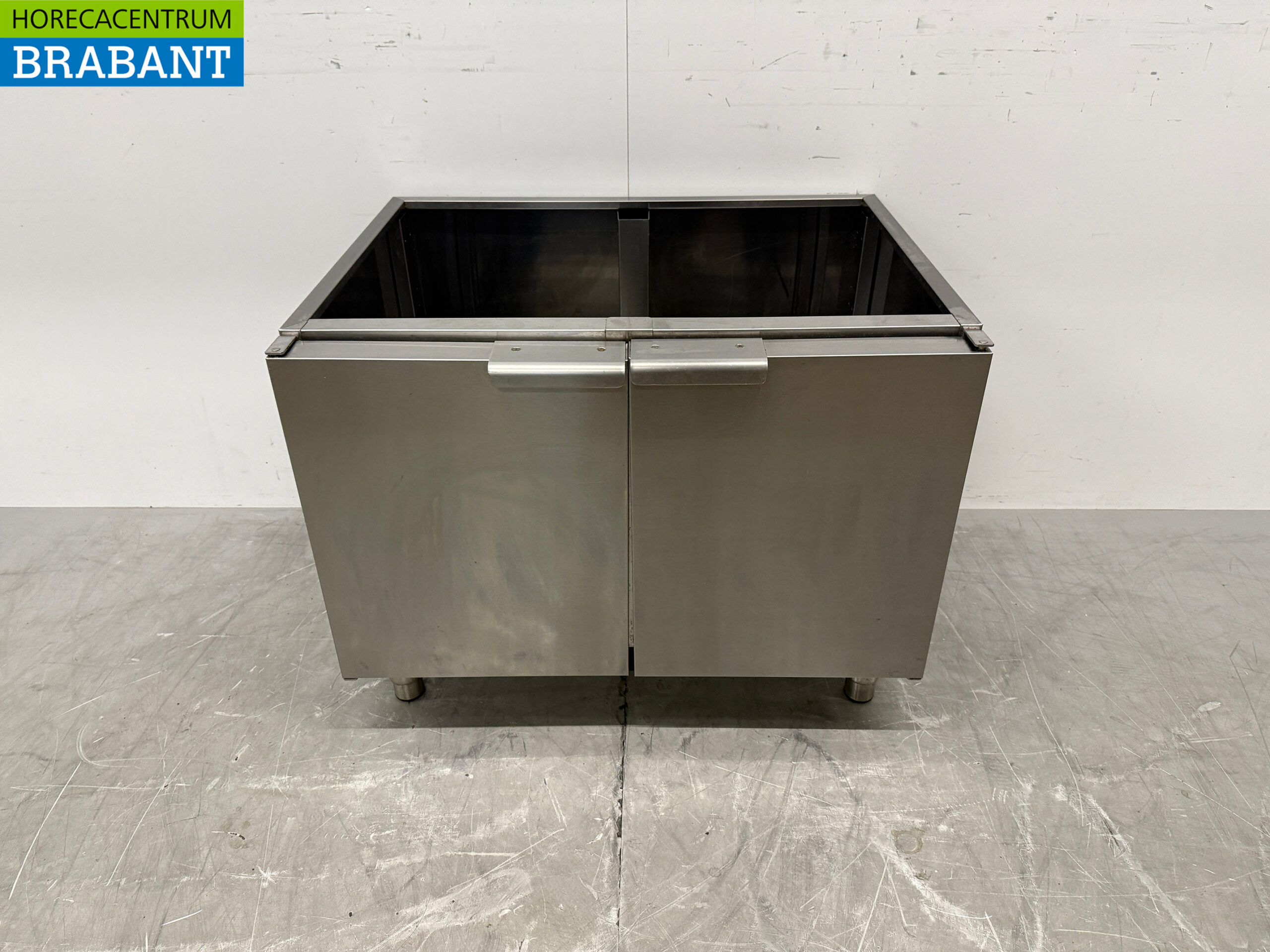 RVS Onderstel Onderkast 2 Deuren 80 x 61,5 x 62,5 cm Horeca