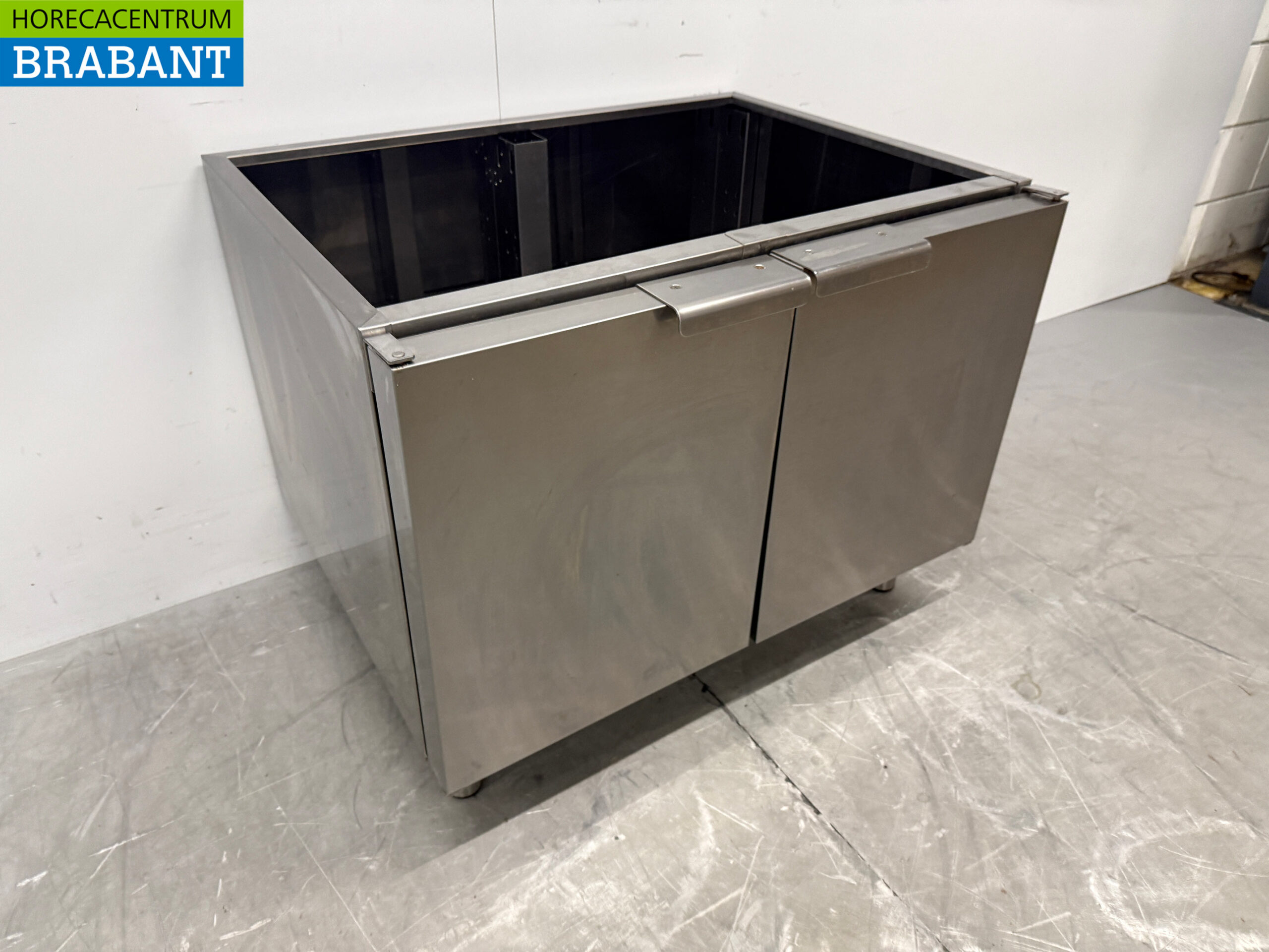 RVS Onderstel Onderkast 2 Deuren 80 x 61,5 x 62,5 cm Horeca - Afbeelding 3