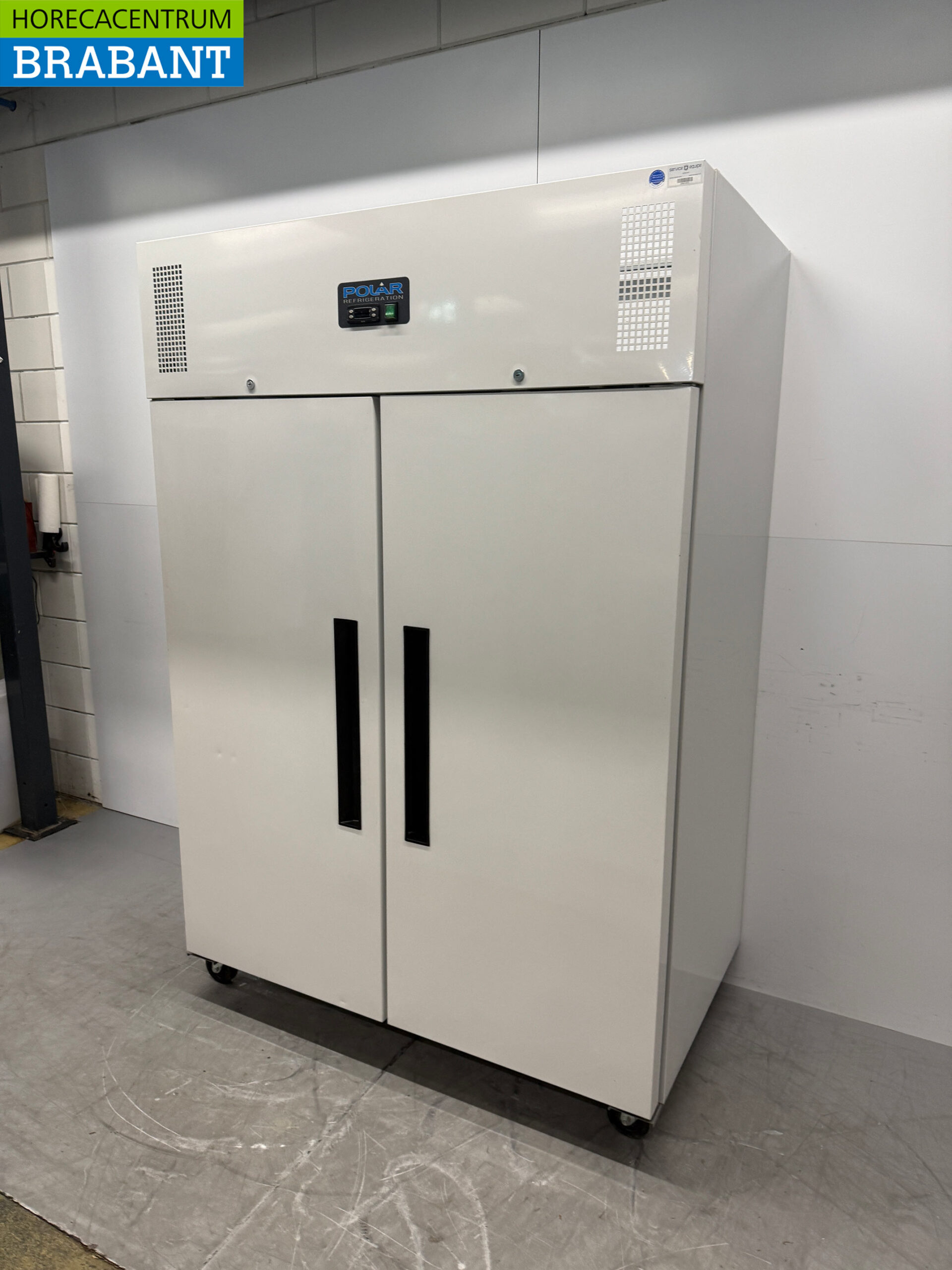 Polar Verrijdbare Dubbeldeurs Vriezer 1200 liter 230V Horeca - Afbeelding 2