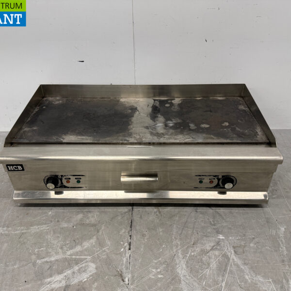 RVS Bakplaat Grillplaat Gladde bakplaat 100 cm 400V Horeca