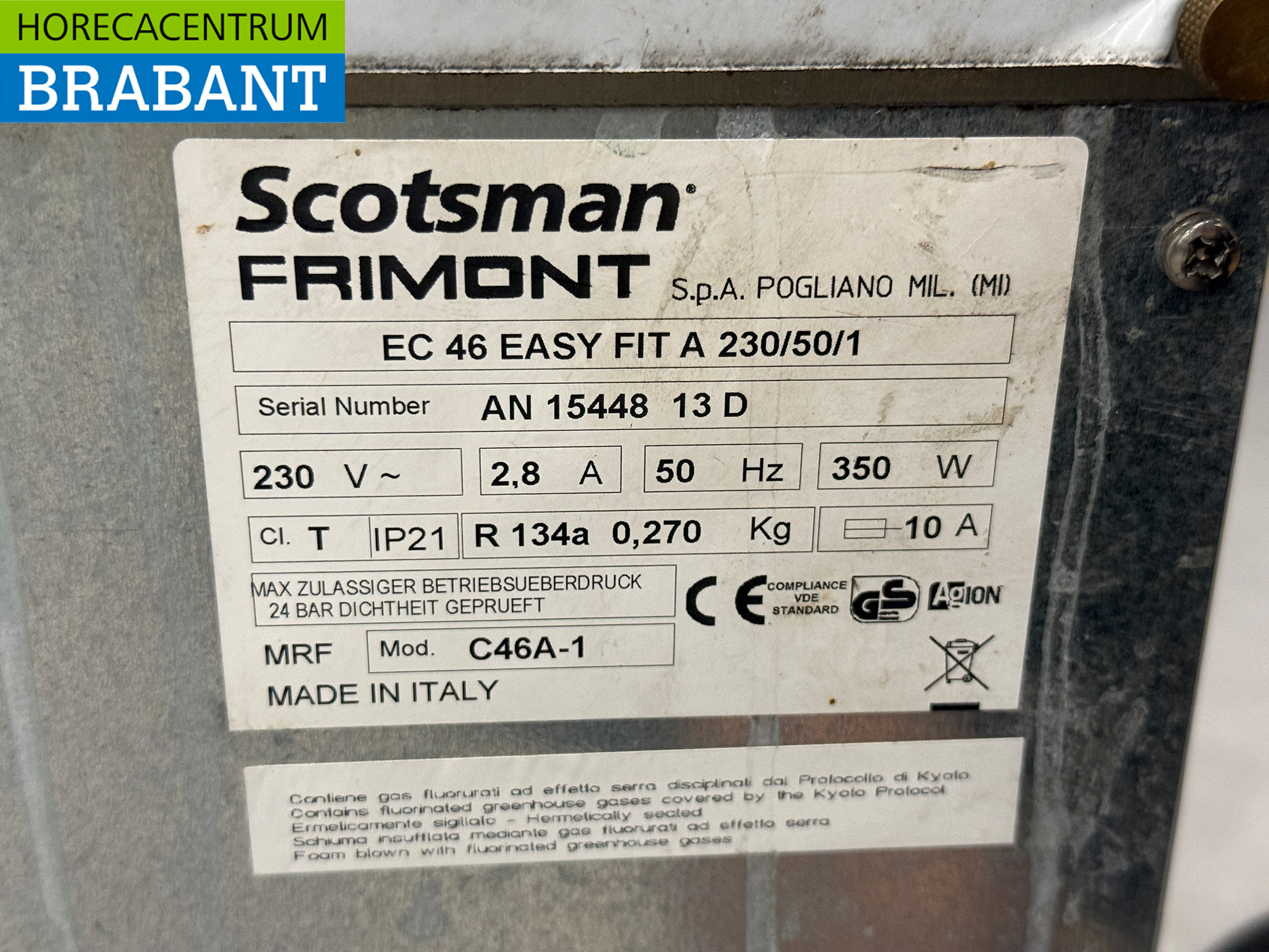 RVS Scotsman Ijsblokjesmachine 24,5 kilo per dag 230V Horeca - Afbeelding 5