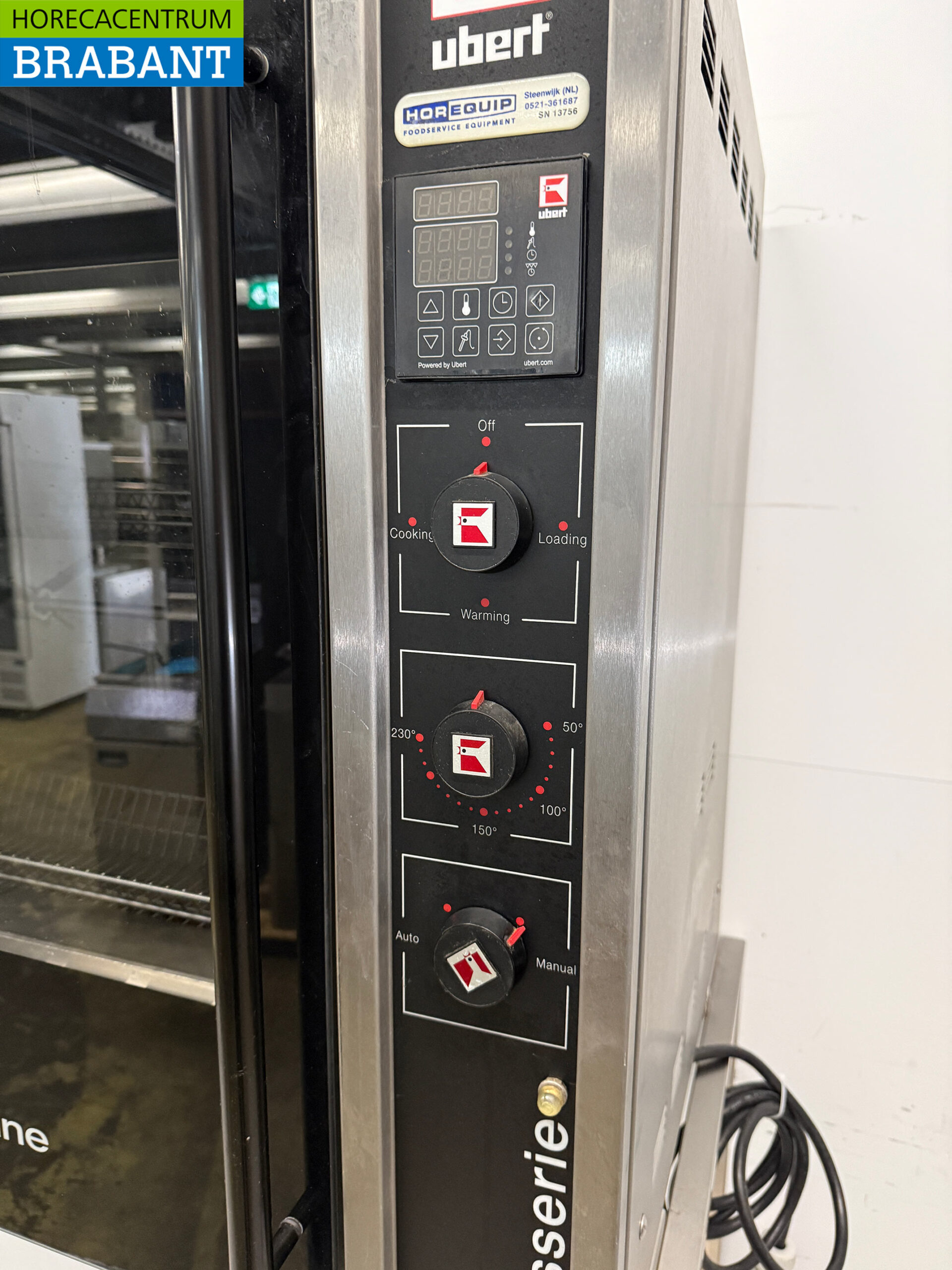 RVS Ubert RT-403 Kippengrill Grill 3 mandjes 400V Horeca - Afbeelding 5