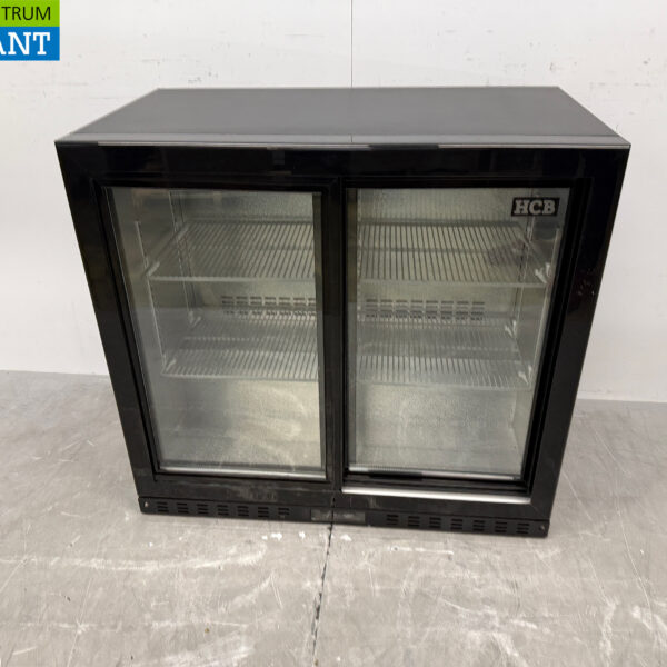 Backbar Barkoeling Glazen schuifdeuren 218 liter 90 cm 230V Horeca