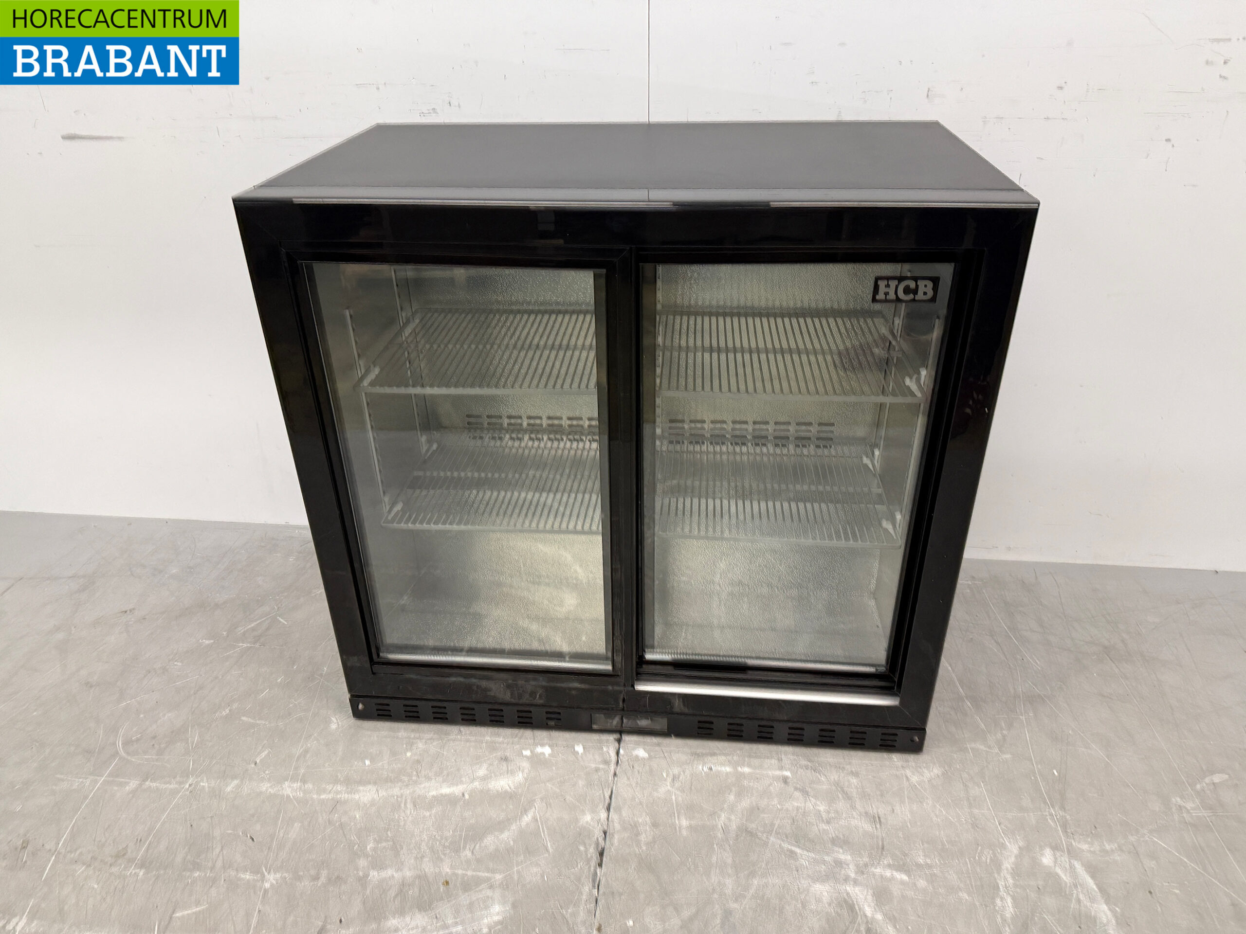 Backbar Barkoeling Glazen schuifdeuren 218 liter 90 cm 230V Horeca