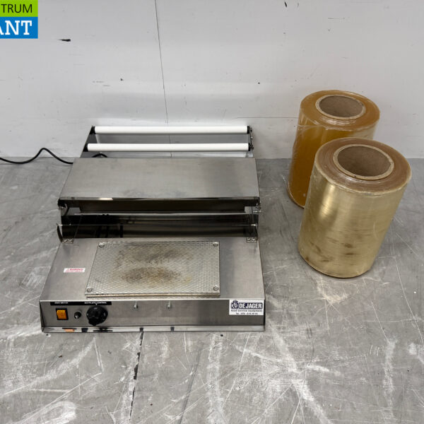 RVS Mantle TWS45 Folie Verpakkings Inpakmachine 230V Horeca