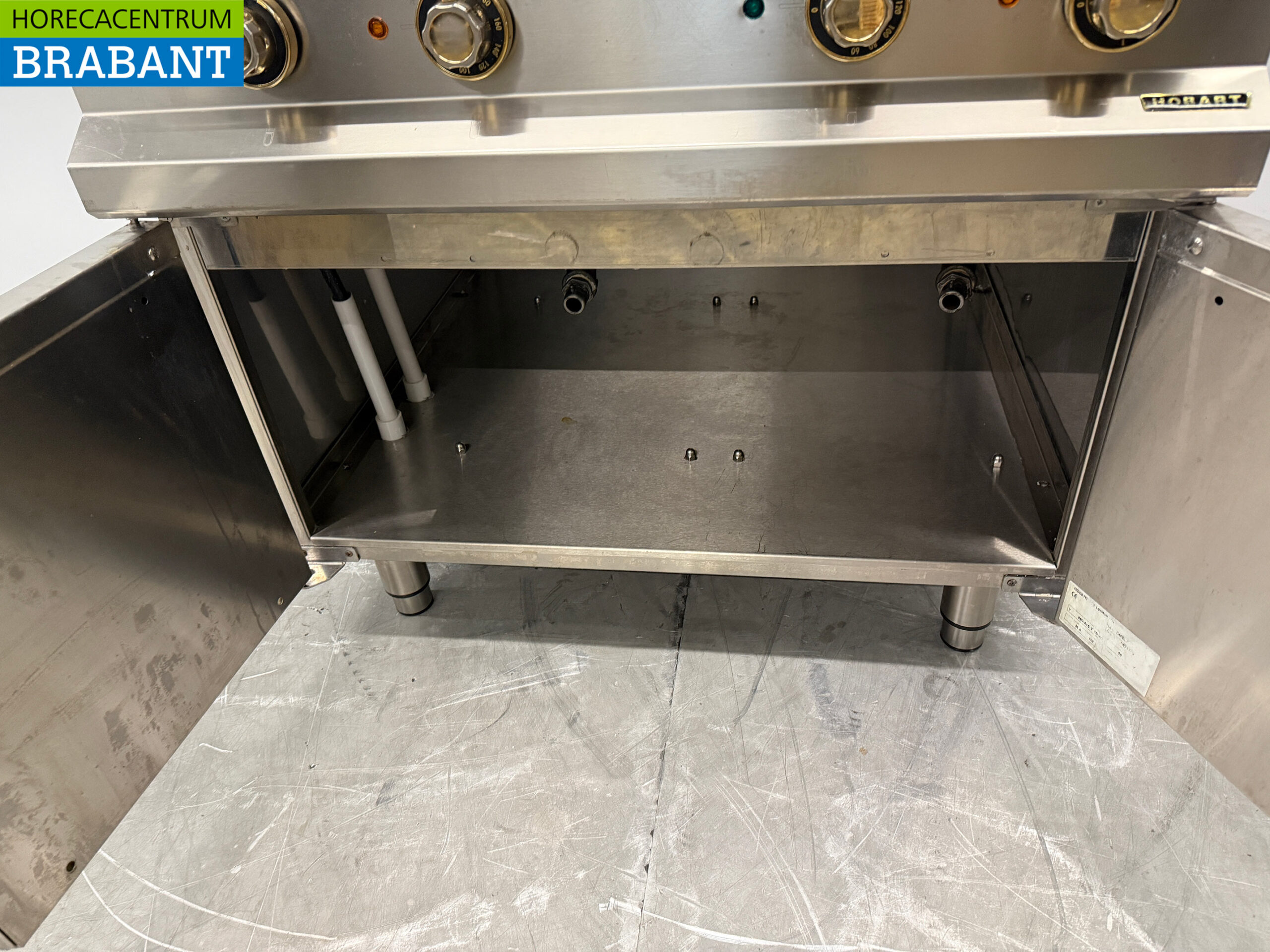 RVS Hobart Dubbele Friteuse 2 x 18 liter 2 x 400V Horeca - Afbeelding 5