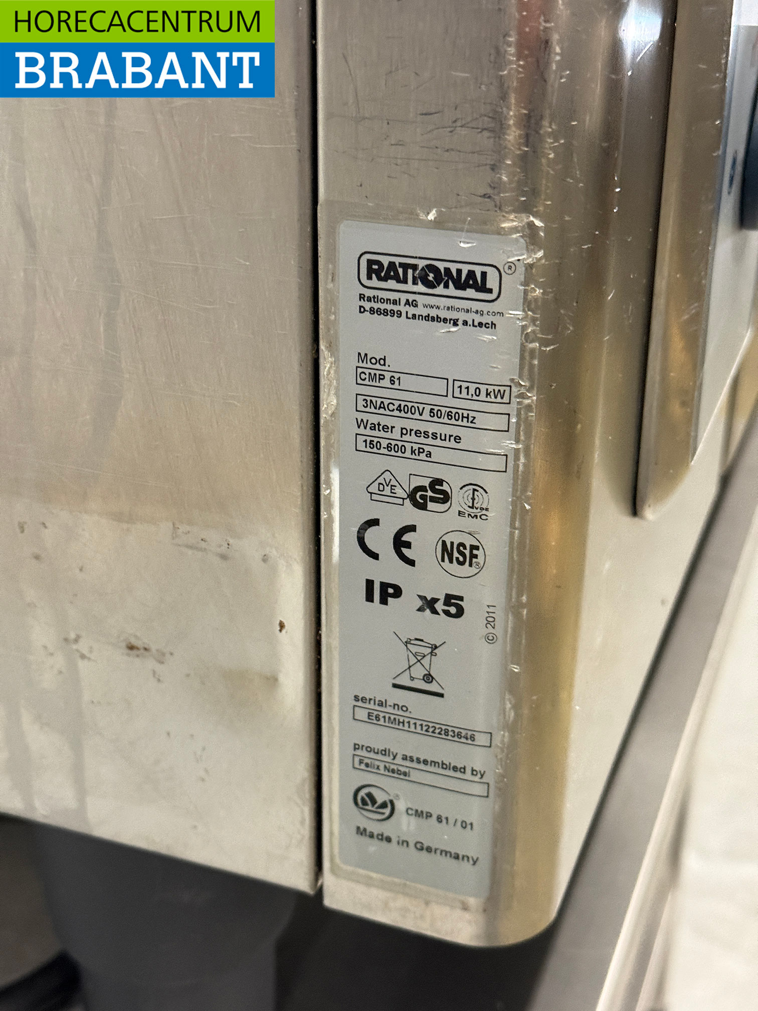 RVS Rational Combimaster Plus Combisteamer 6 x 1/1 GN 400V Horeca - Afbeelding 8