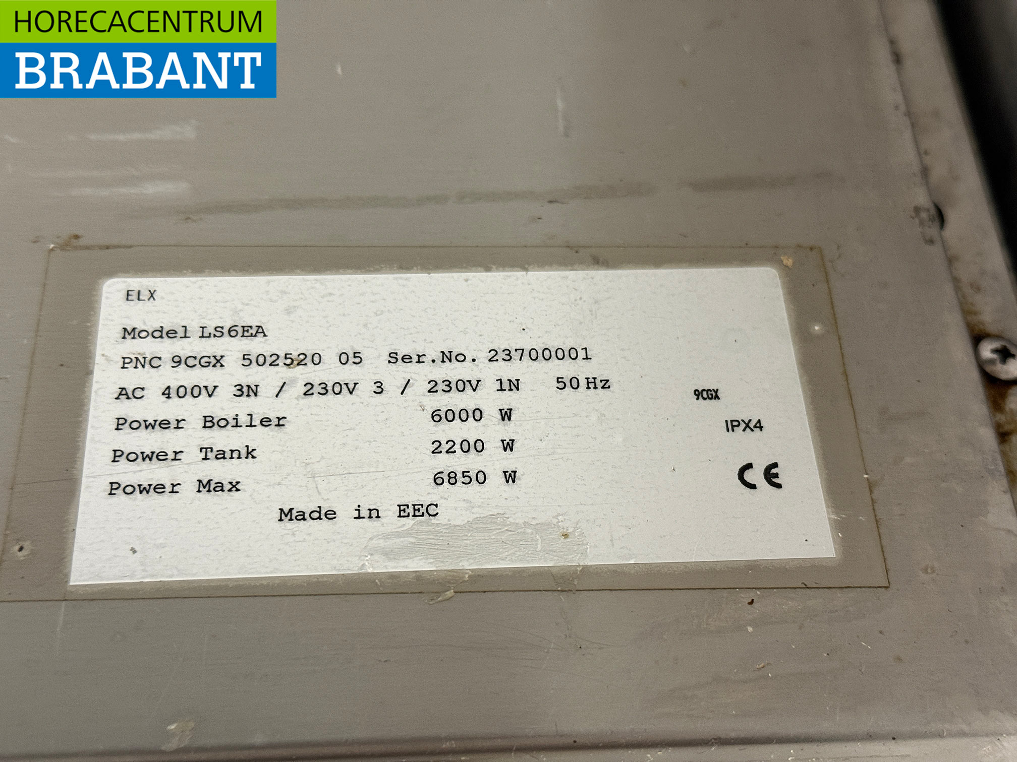 RVS Zanussi LS6EA Vaatwasser 400V Horeca - Afbeelding 6