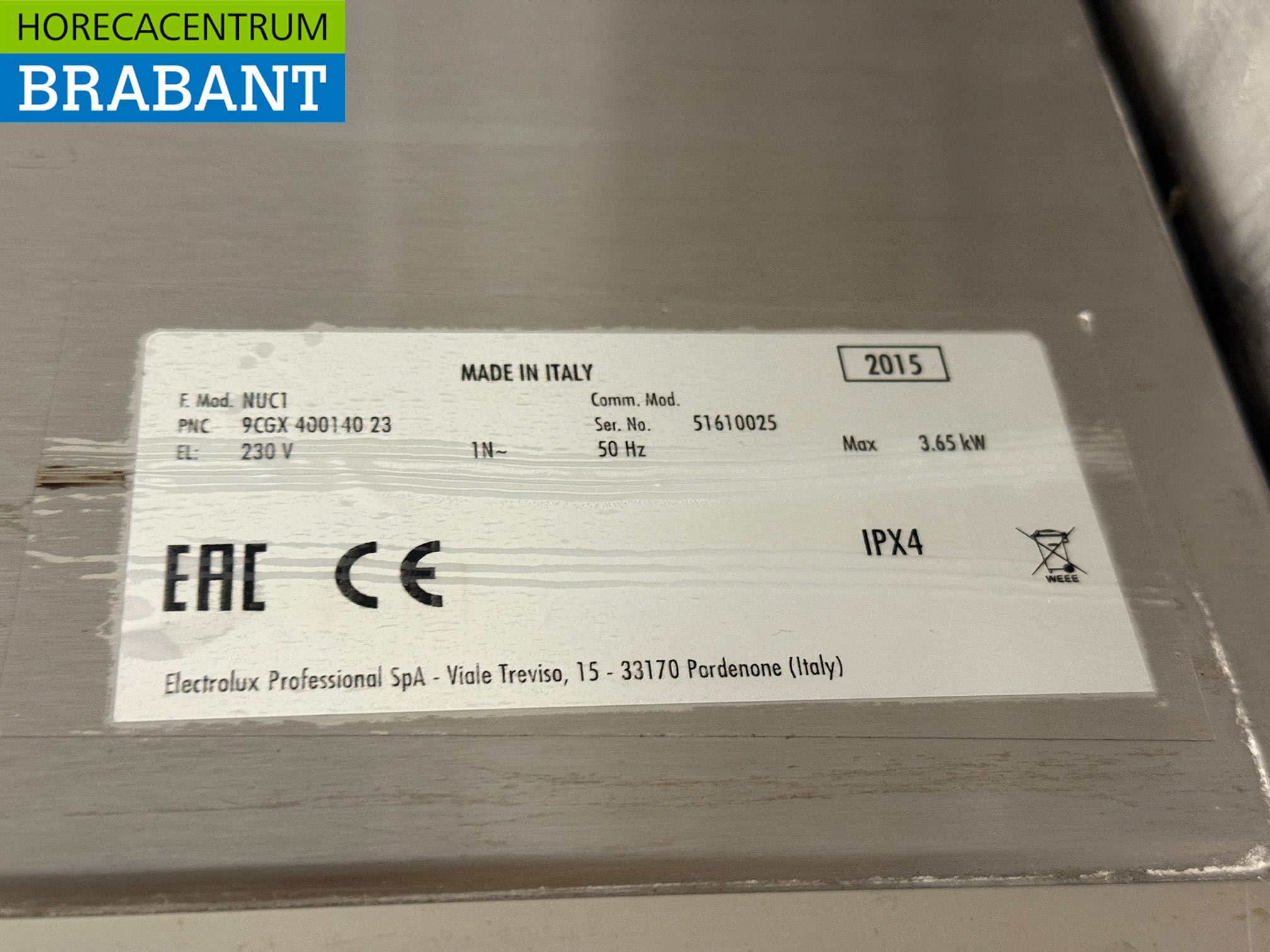 RVS Zanussi NUC1 Vaatwasser 230V Horeca - Afbeelding 6