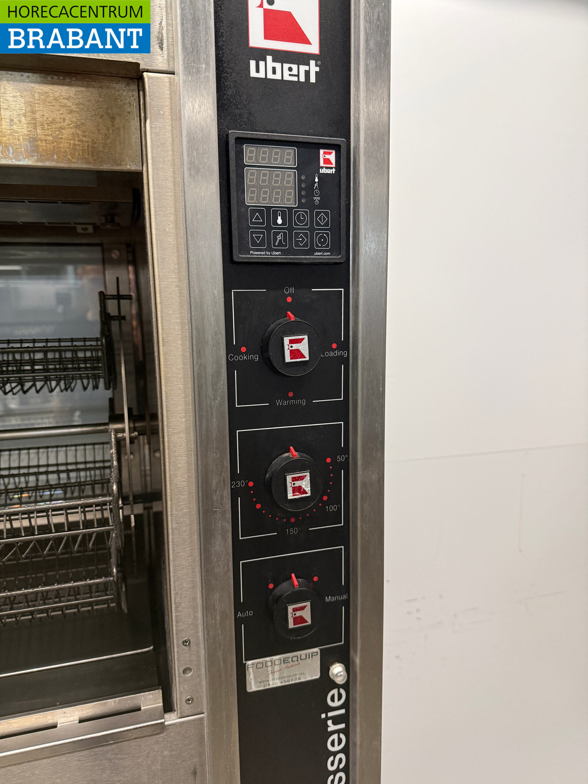 RVS Ubert RT-403 Kippengrill Grill 6 mandjes 400V Horeca - Afbeelding 5